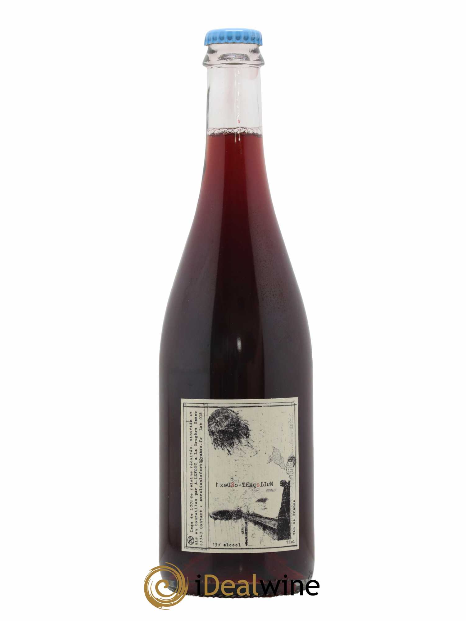 Vin de France Nullepart Cedex Aurélien Lefort 2018 - Lot de 1 bouteille - 0