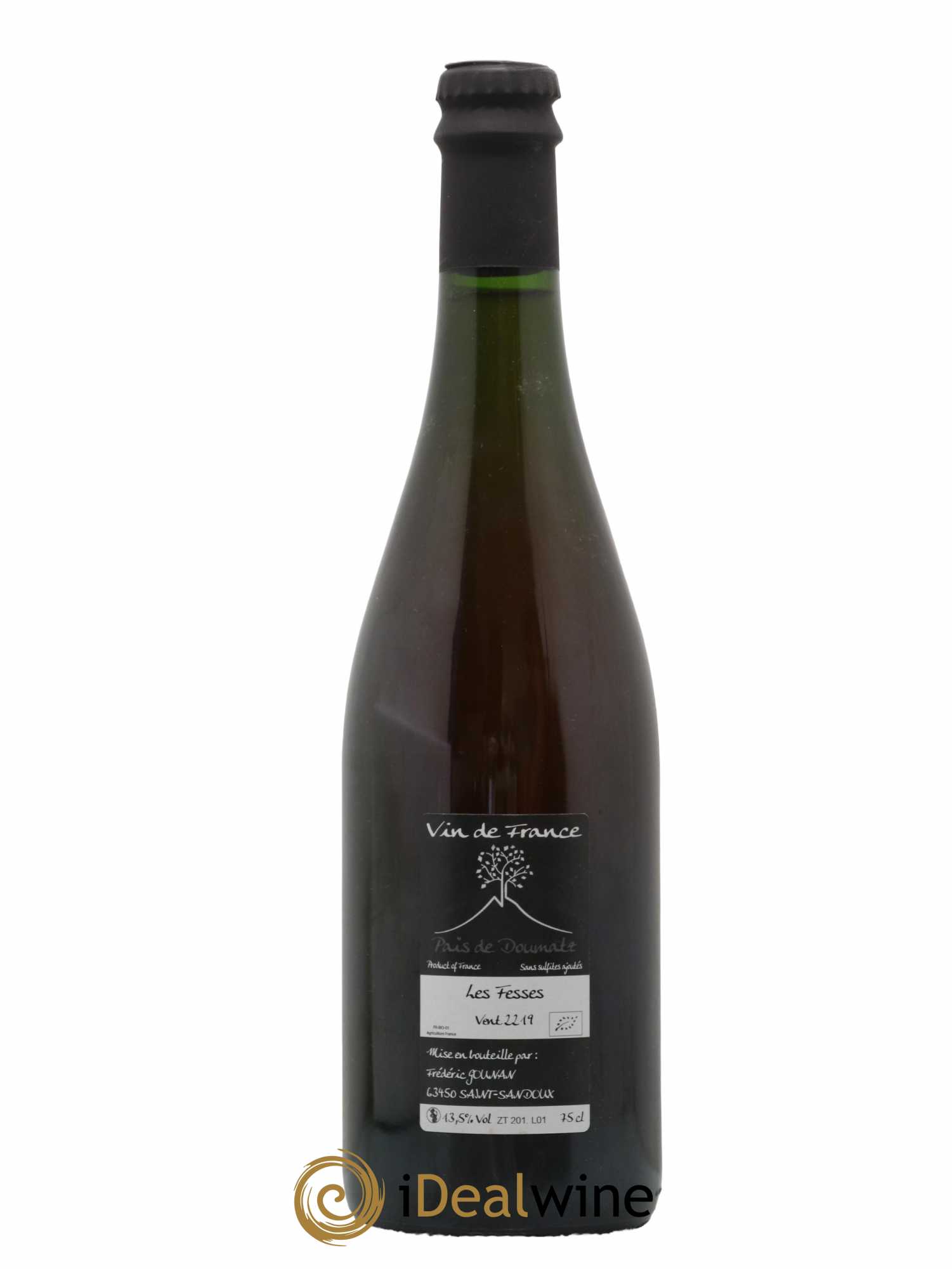 Vin de France Les Fesses Vignoble de l'Arbre Blanc 2019 - Lot de 1 bouteille - 1