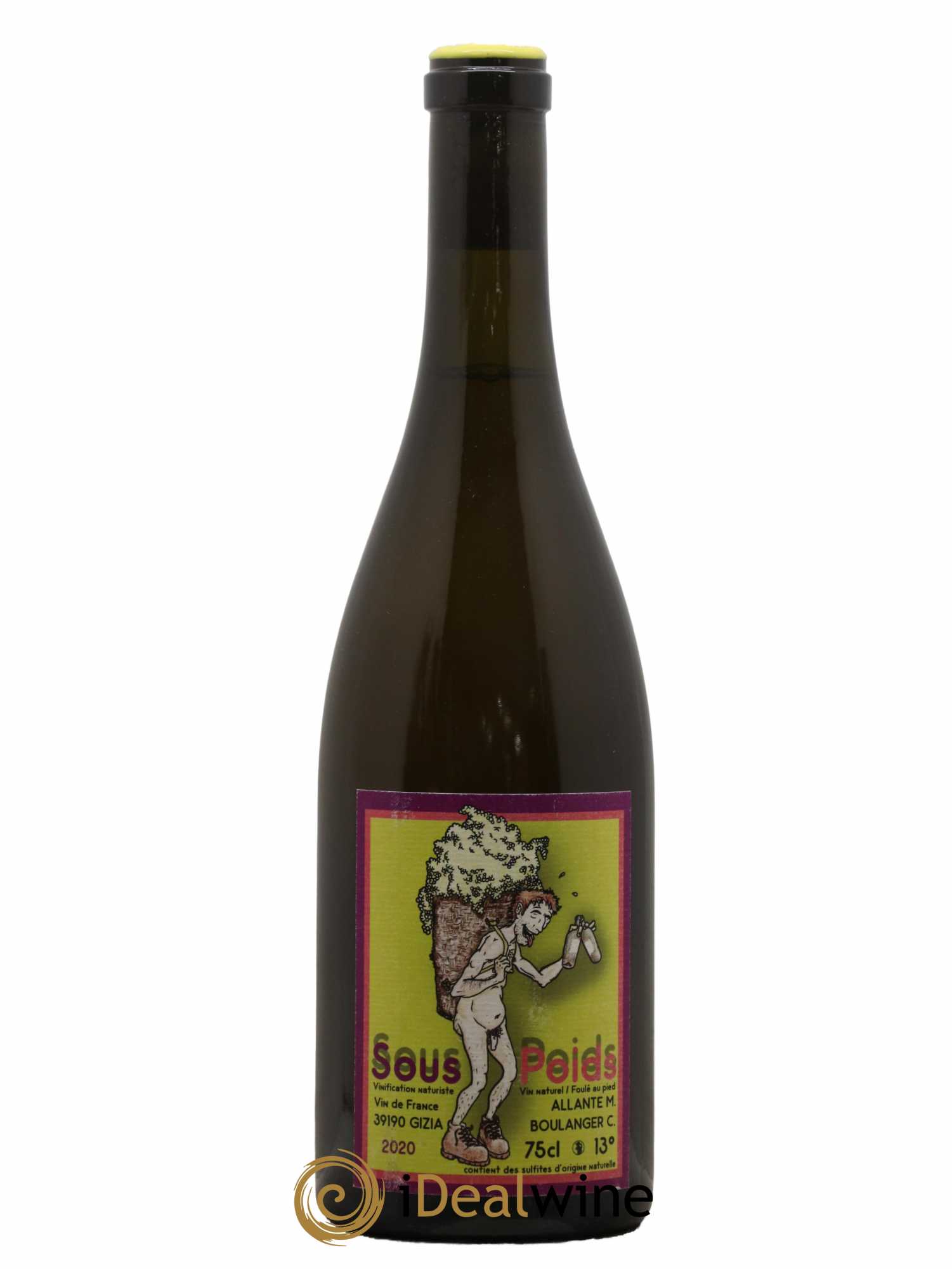 Vin de France Sous Poids Allante Boulanger 2020 - Lot de 1 bouteille - 0