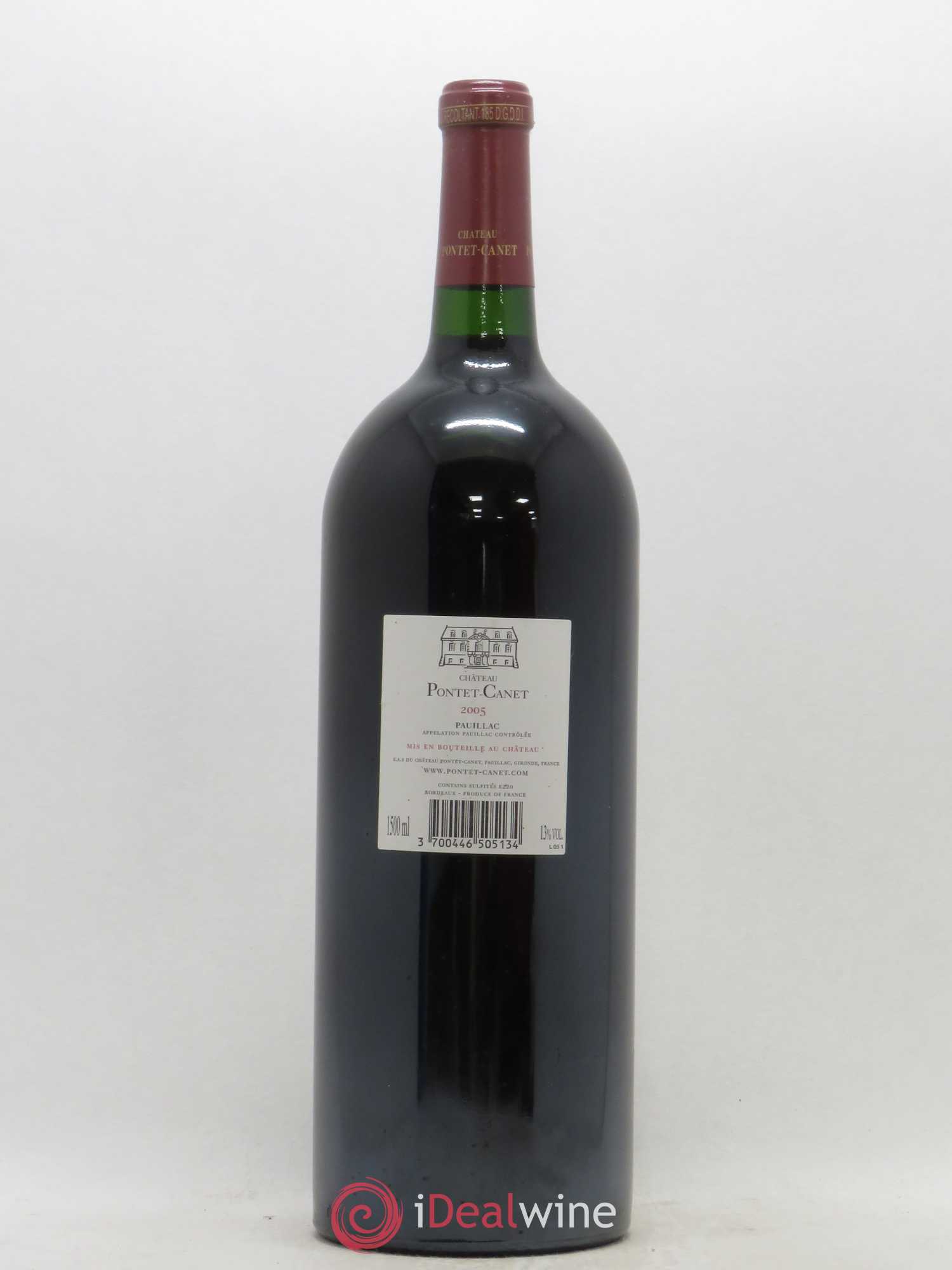 Château Pontet Canet 5ème Grand Cru Classé 2005 - Lot de 1 magnum - 1