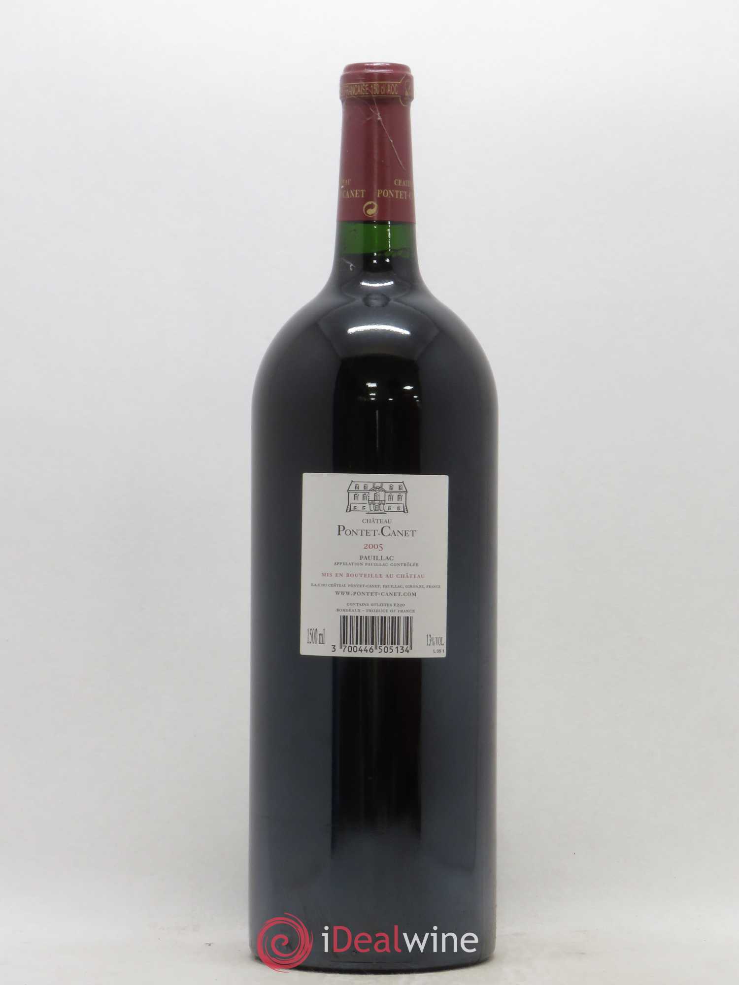 Château Pontet Canet 5ème Grand Cru Classé 2005 - Lot de 1 magnum - 1