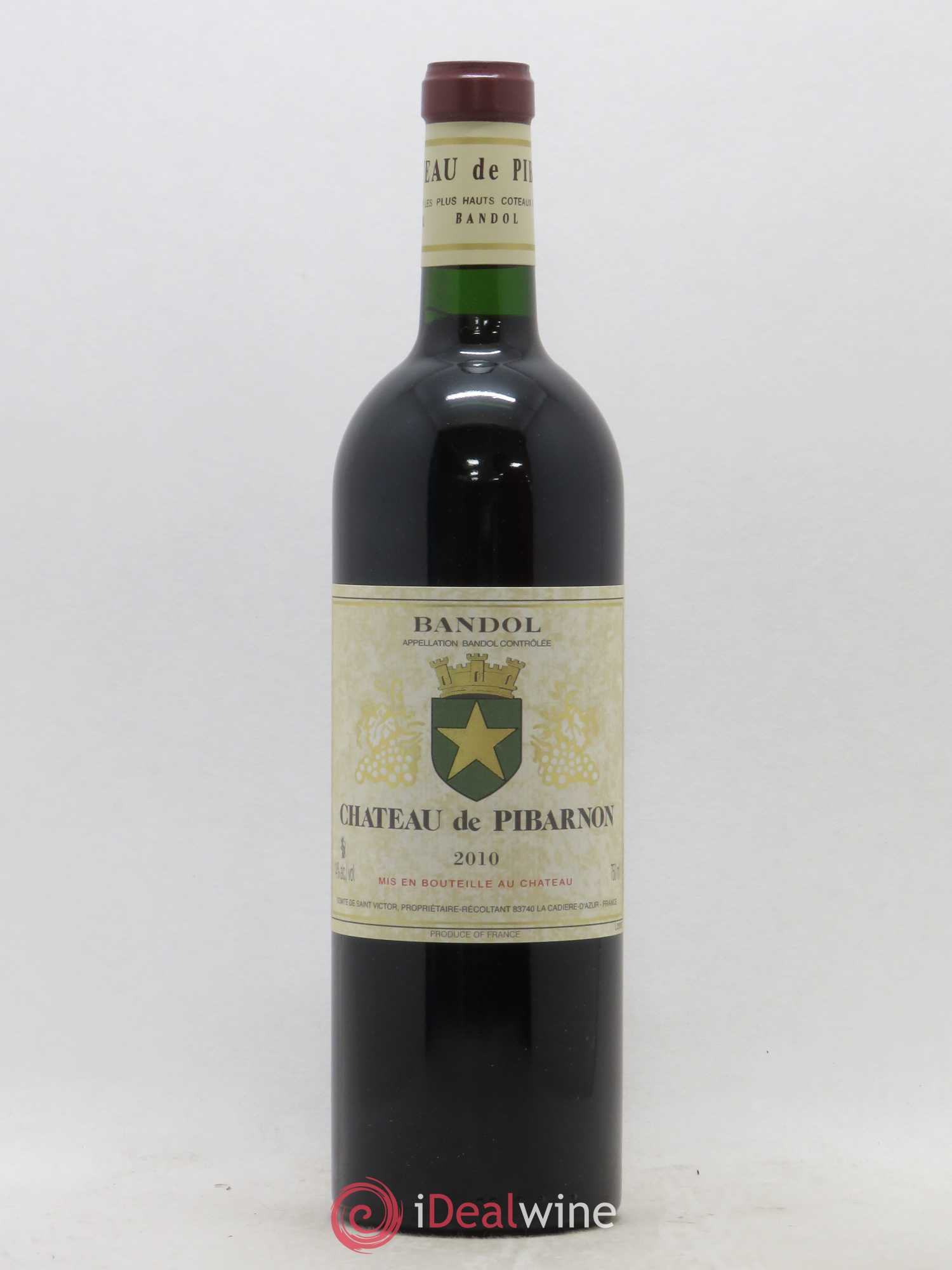 Bandol Château de Pibarnon Comte de Saint-Victor 2010 - Lot de 1 bouteille - 0