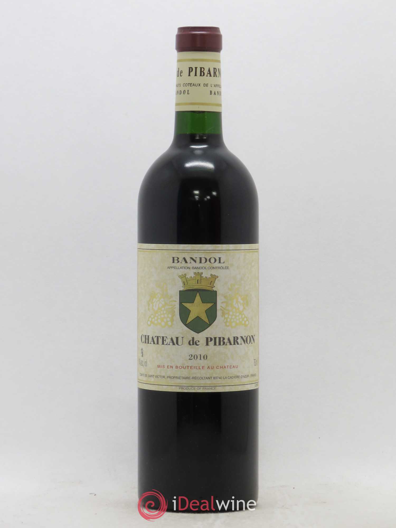 Bandol Château de Pibarnon Comte de Saint-Victor 2010 - Lot de 1 bouteille - 0
