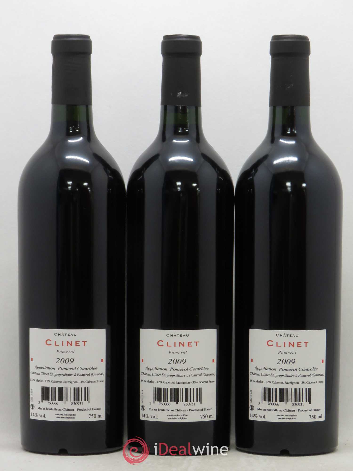 Château Clinet 2009 - Lot de 6 bouteilles - 2