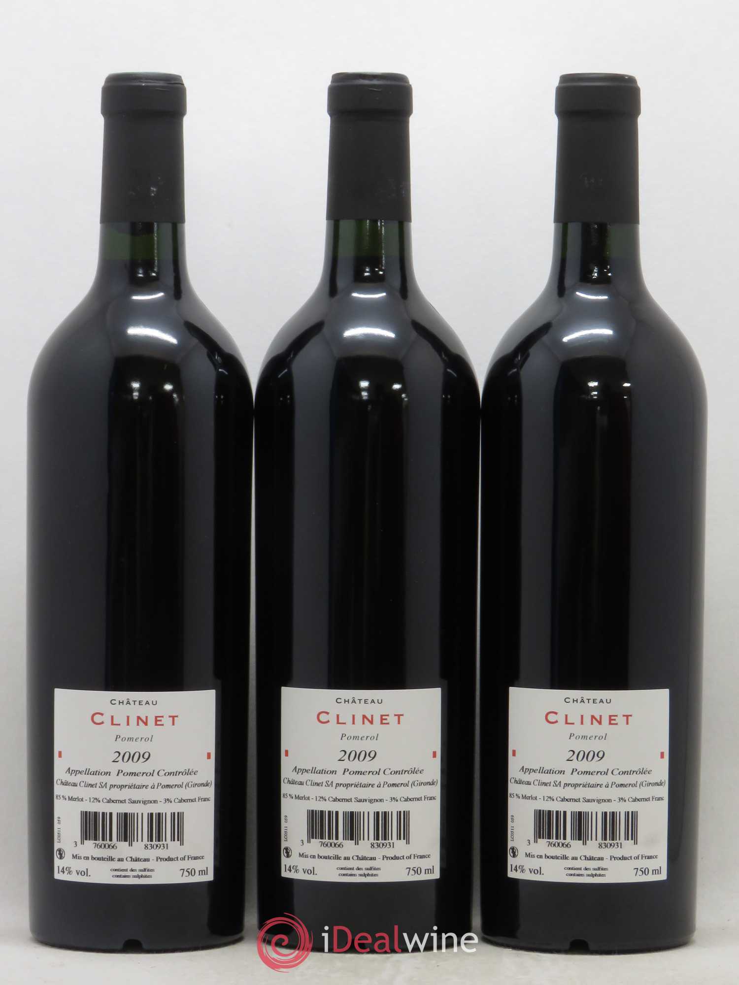 Château Clinet 2009 - Lot de 6 bouteilles - 4