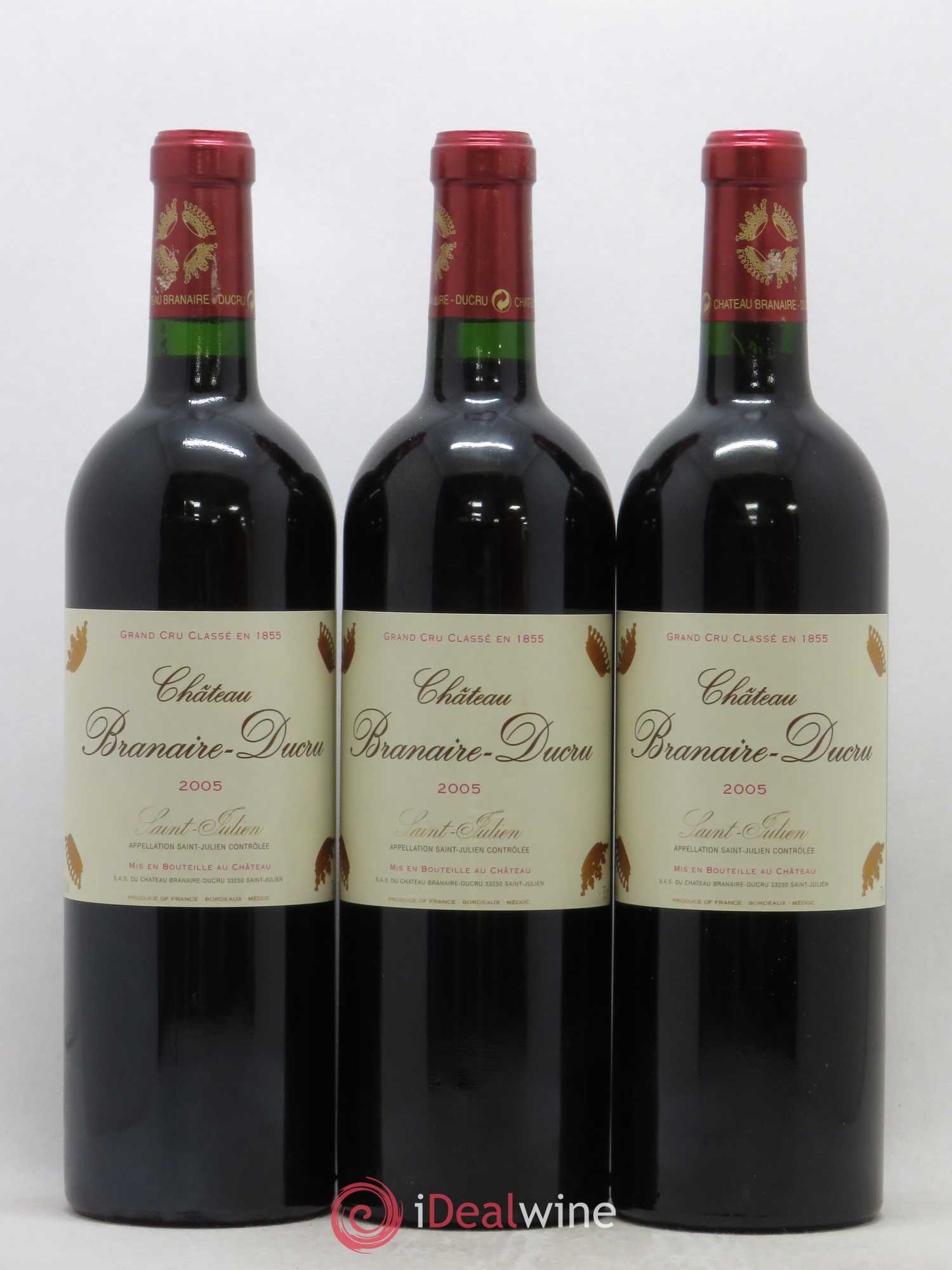 Château Branaire Ducru 4ème Grand Cru Classé 2005 - Lot de 12 bouteilles - 4