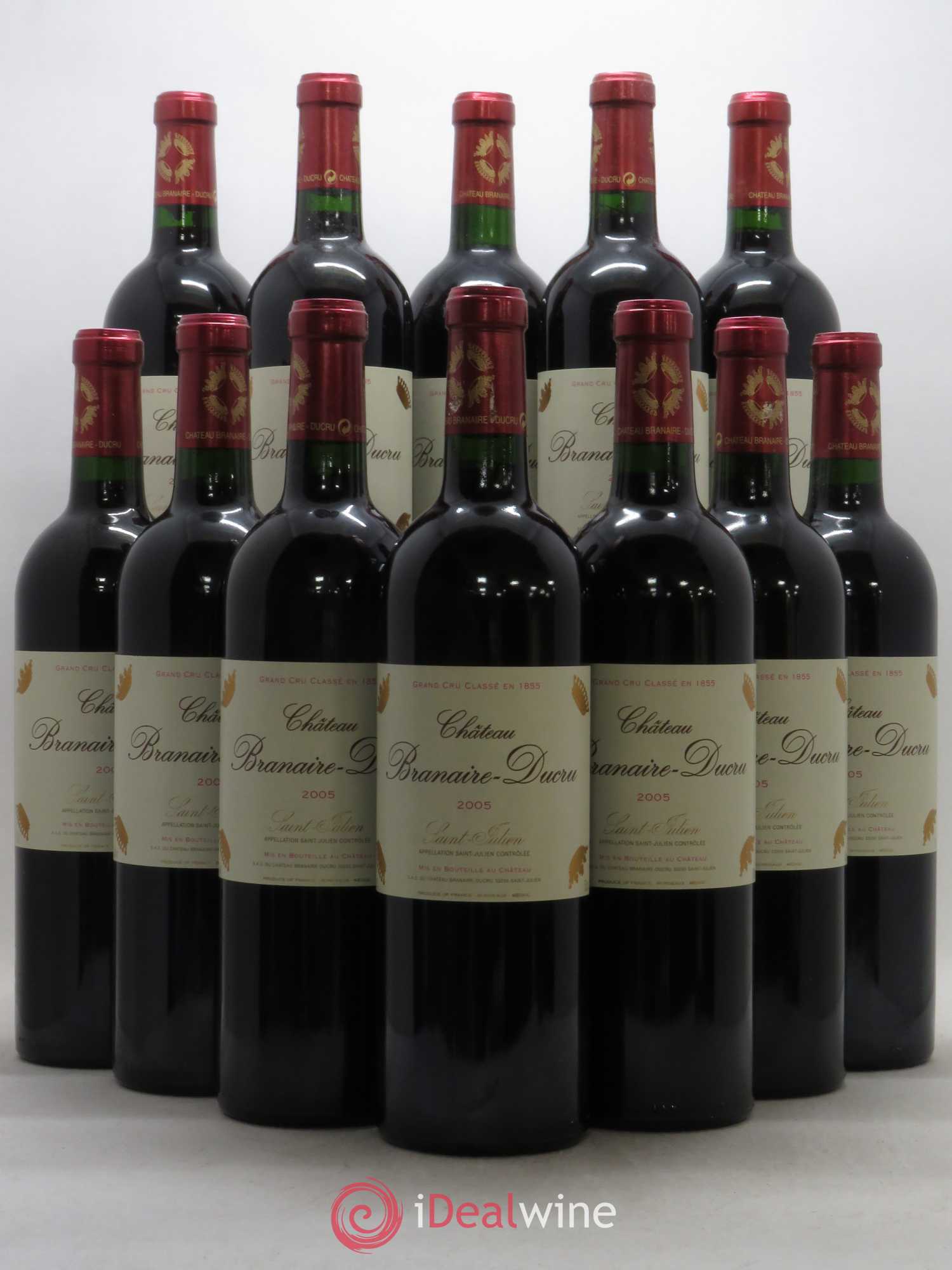 Château Branaire Ducru 4ème Grand Cru Classé 2005 - Lot de 12 bouteilles - 0