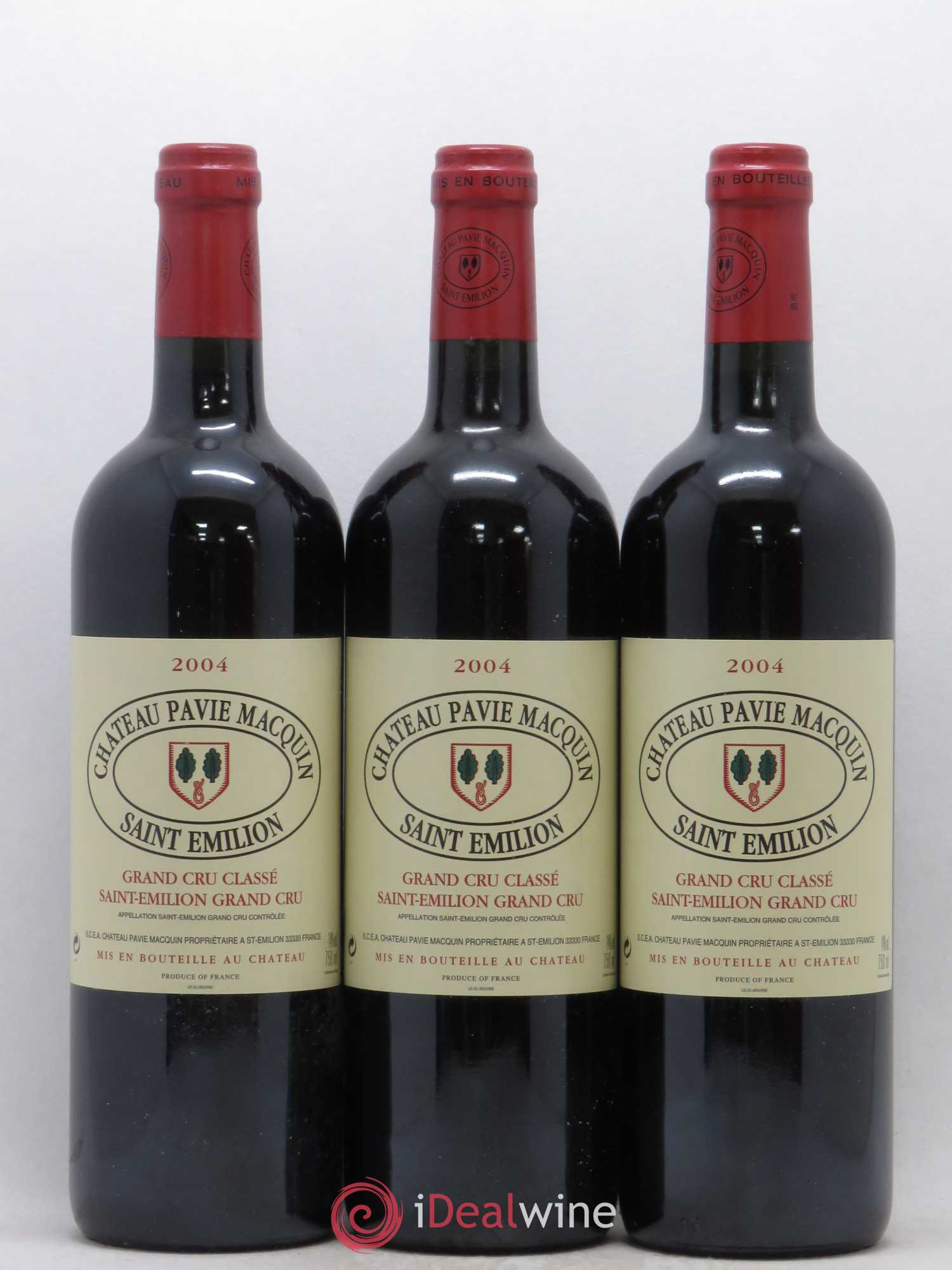 Château Pavie Macquin 1er Grand Cru Classé B 2004 - Lot de 12 bouteilles - 3