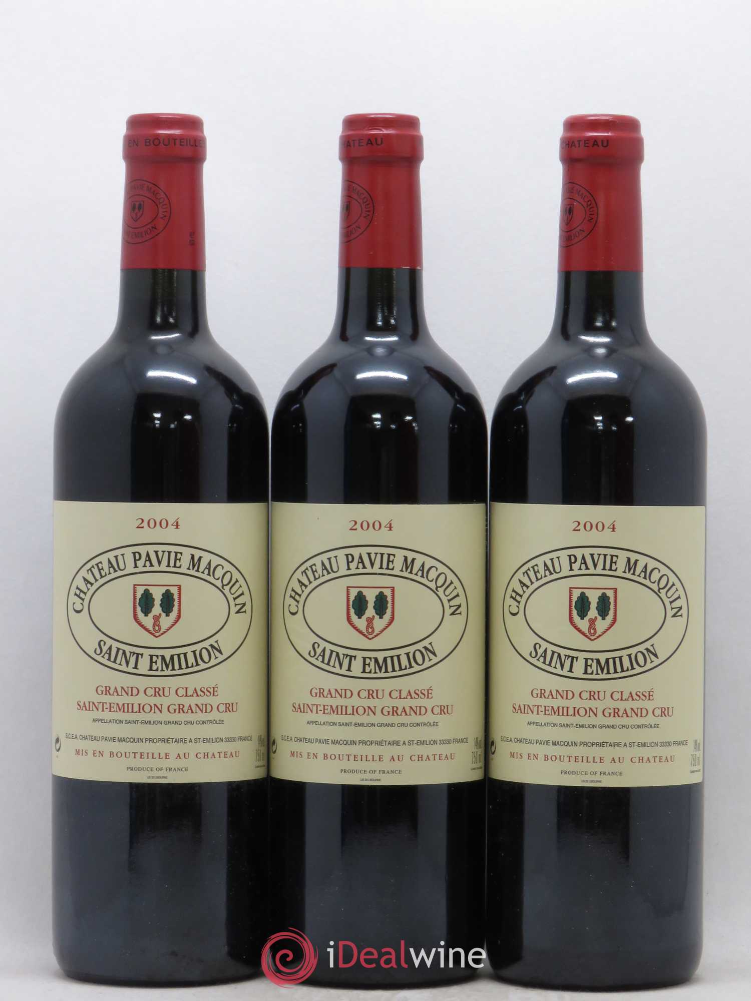 Château Pavie Macquin 1er Grand Cru Classé B 2004 - Lot de 12 bouteilles - 4