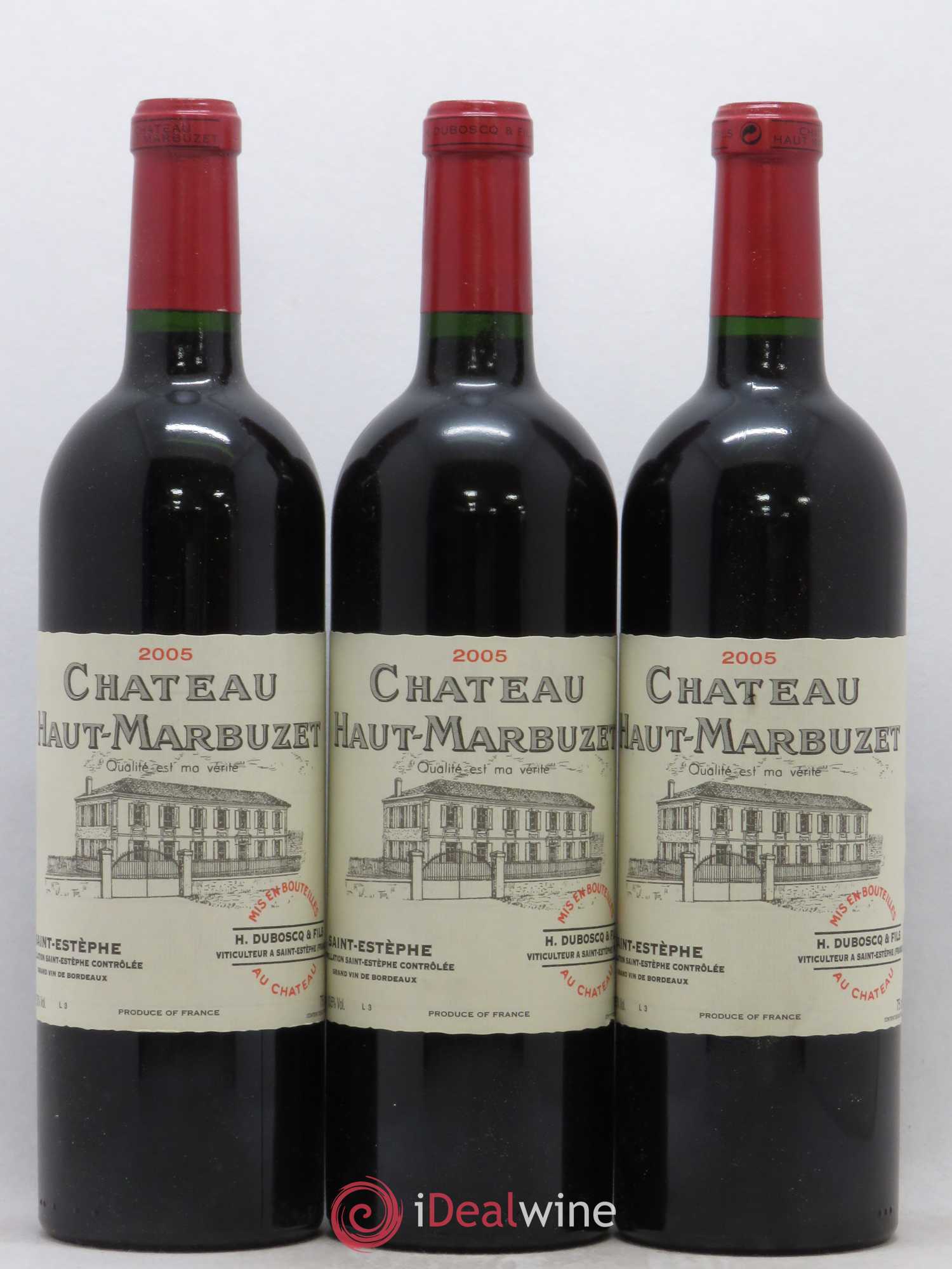 Château Haut Marbuzet 2005 - Lot de 12 bouteilles - 1