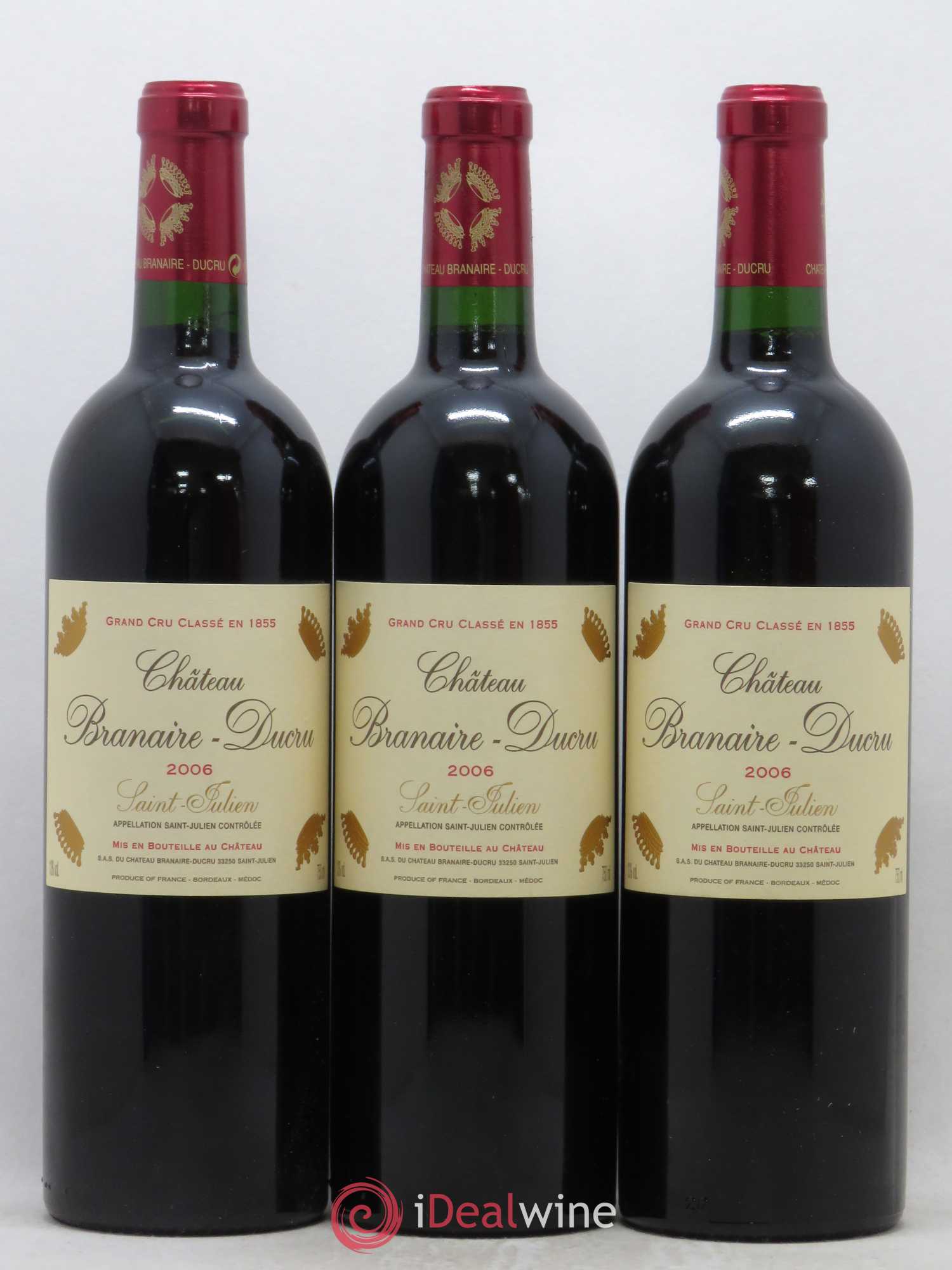 Château Branaire Ducru 4ème Grand Cru Classé 2006 - Lot de 12 bouteilles - 2