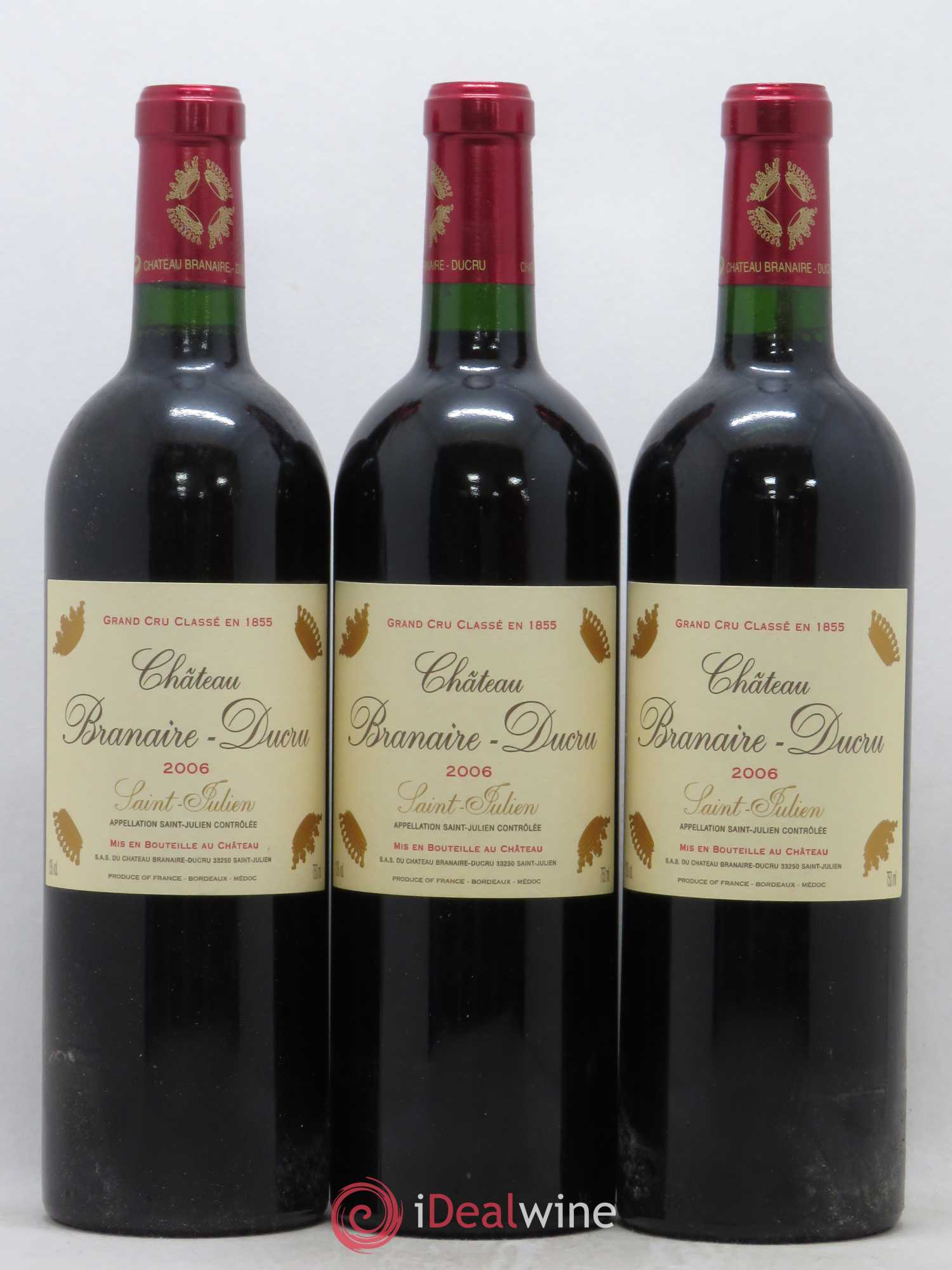 Château Branaire Ducru 4ème Grand Cru Classé 2006 - Lot de 12 bouteilles - 4