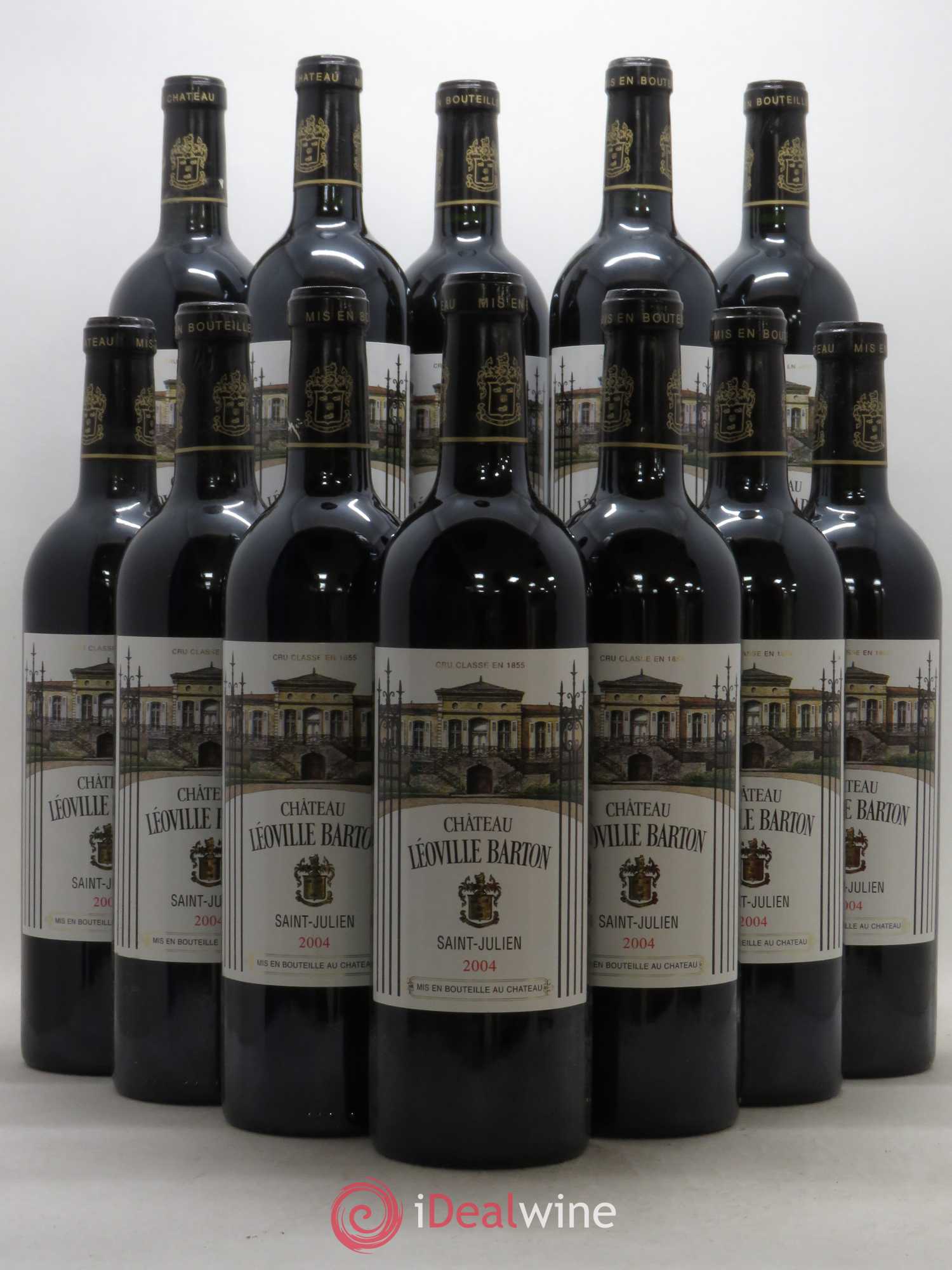 Château Léoville Barton 2ème Grand Cru Classé 2004 - Lot de 12 bouteilles - 0