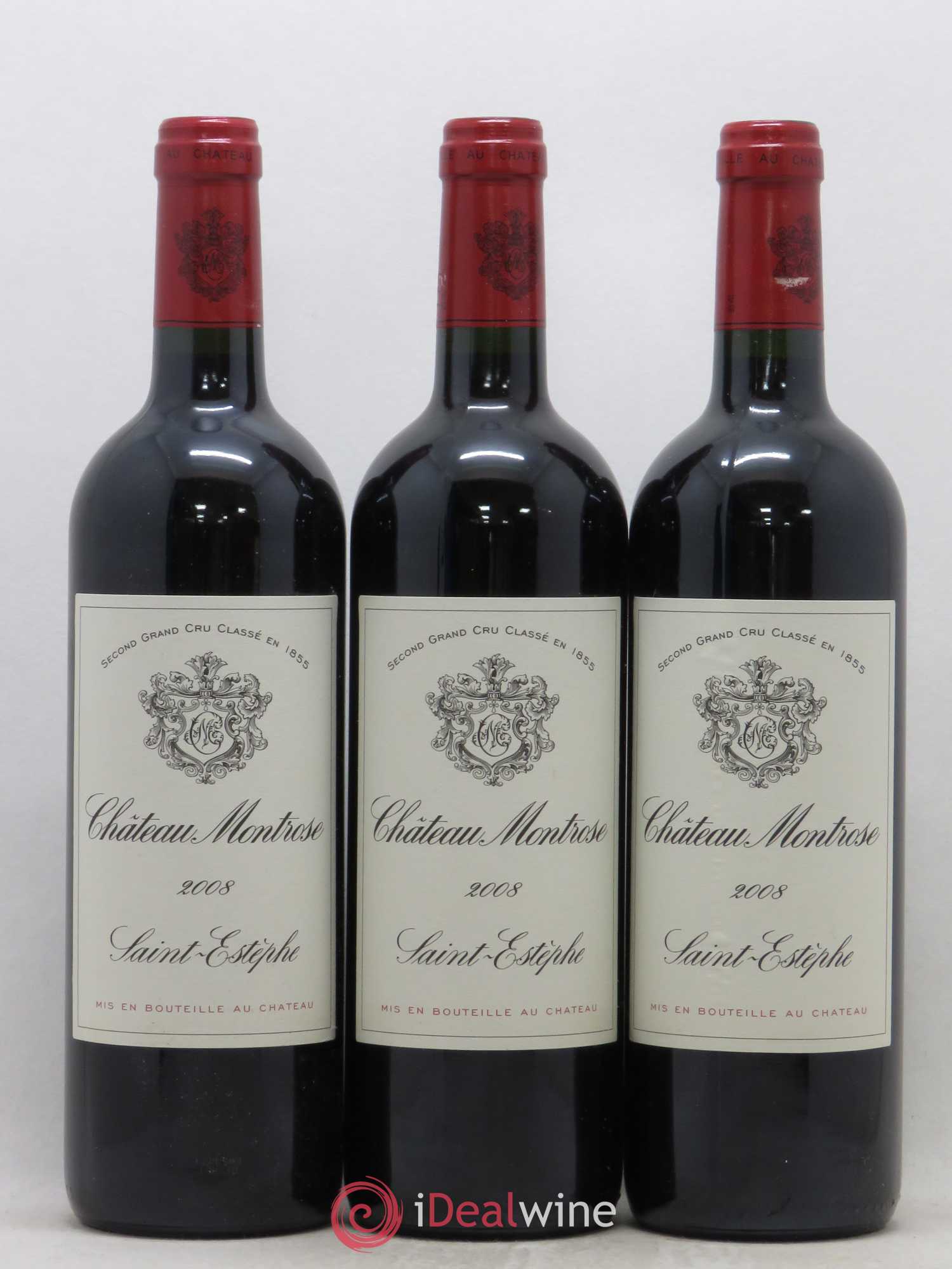 Château Montrose 2ème Grand Cru Classé 2008 - Lot de 12 bouteilles - 1