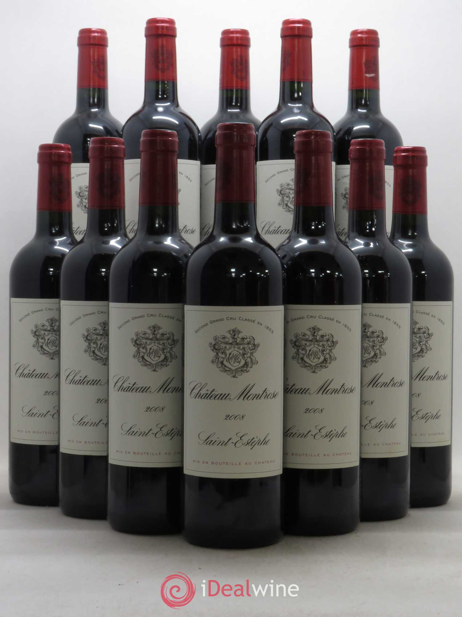 Château Montrose 2ème Grand Cru Classé 2008 - Lot de 12 bouteilles - 0