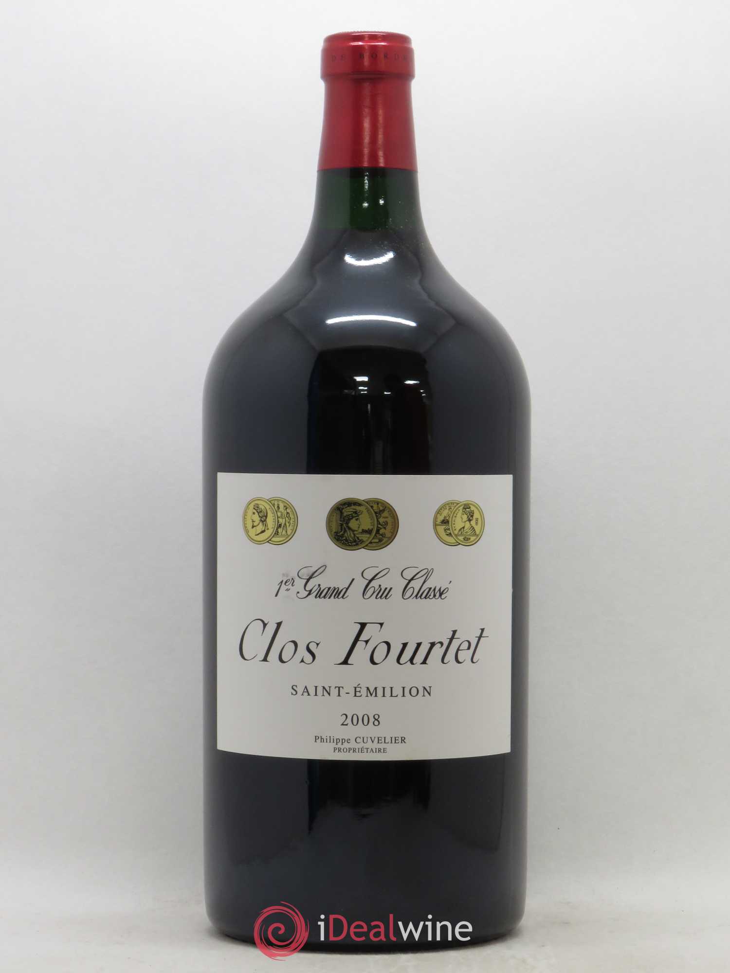 Clos Fourtet 1er Grand Cru Classé B 2008 - Lot de 1 double magnum - 0