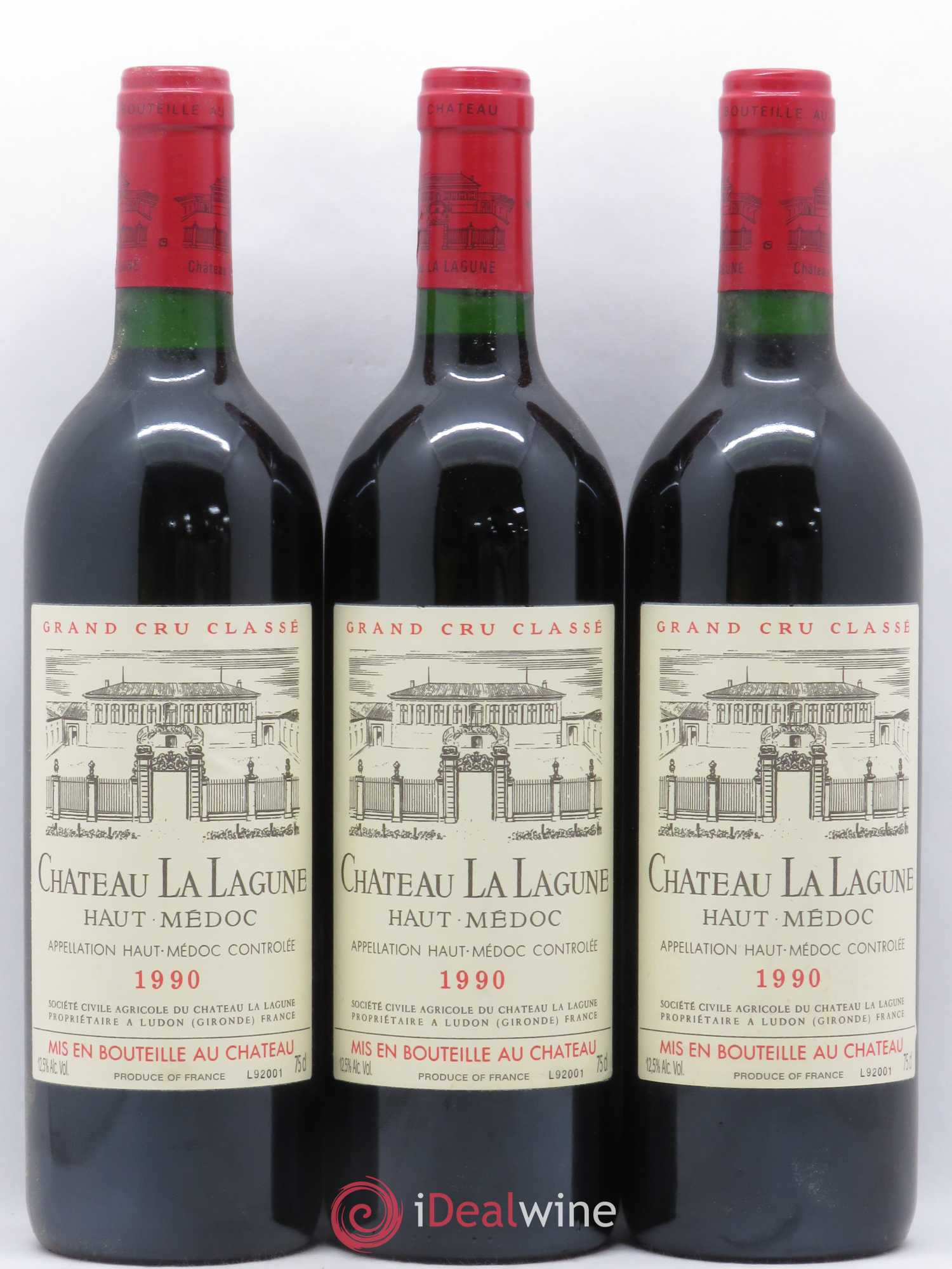 Château la Lagune 3ème Grand Cru Classé 1990 - Lot de 12 bouteilles - 4