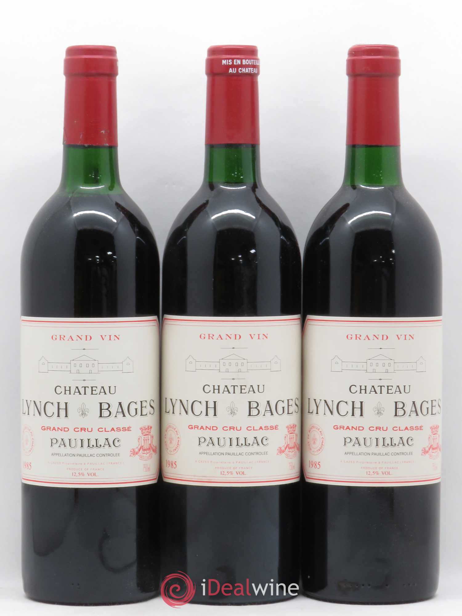 Château Lynch Bages 5ème Grand Cru Classé 1985 - Lot de 6 bouteilles - 1
