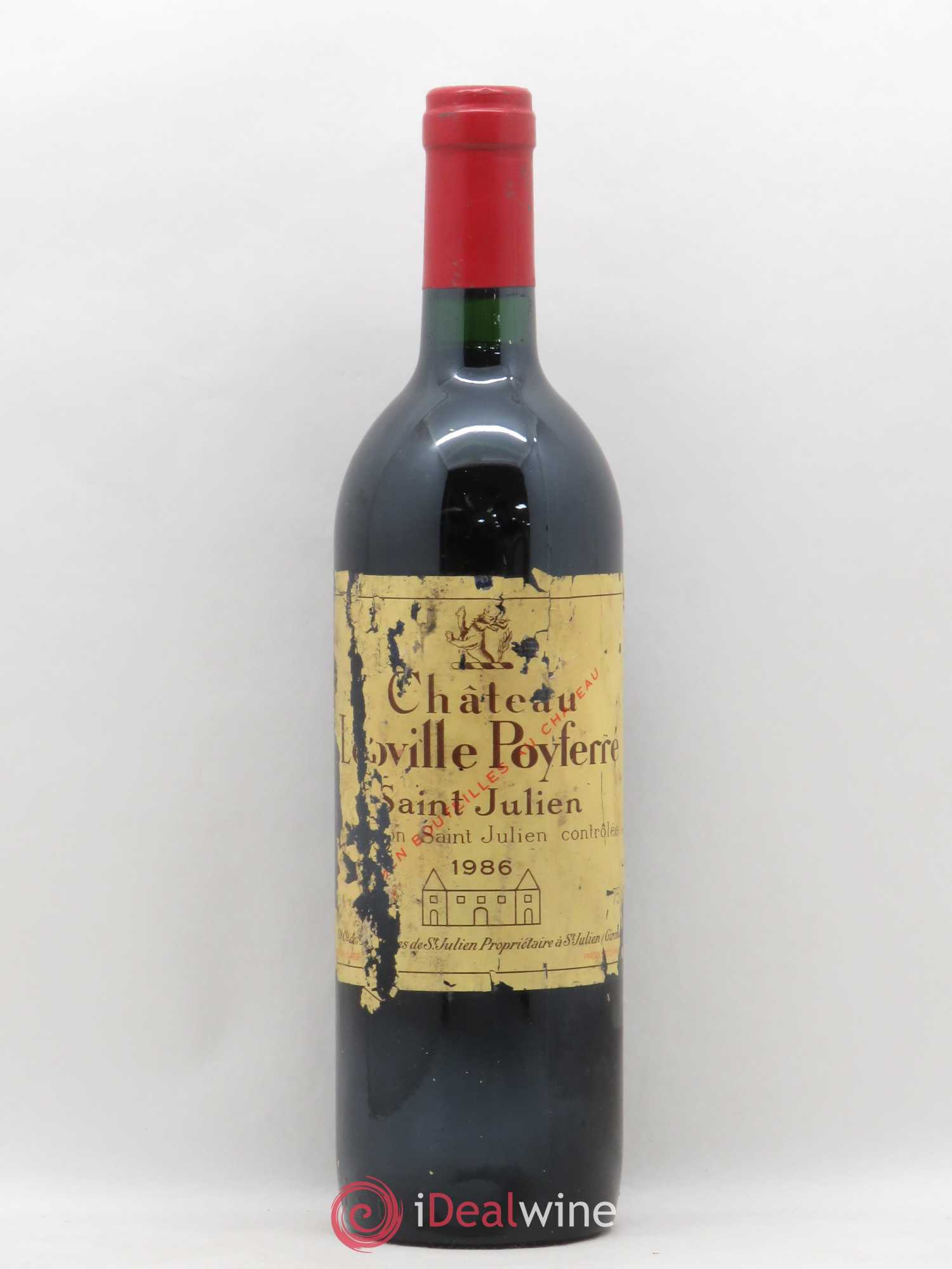 Château Léoville Poyferré 2ème Grand Cru Classé 1986 - Lot de 1 bouteille - 0