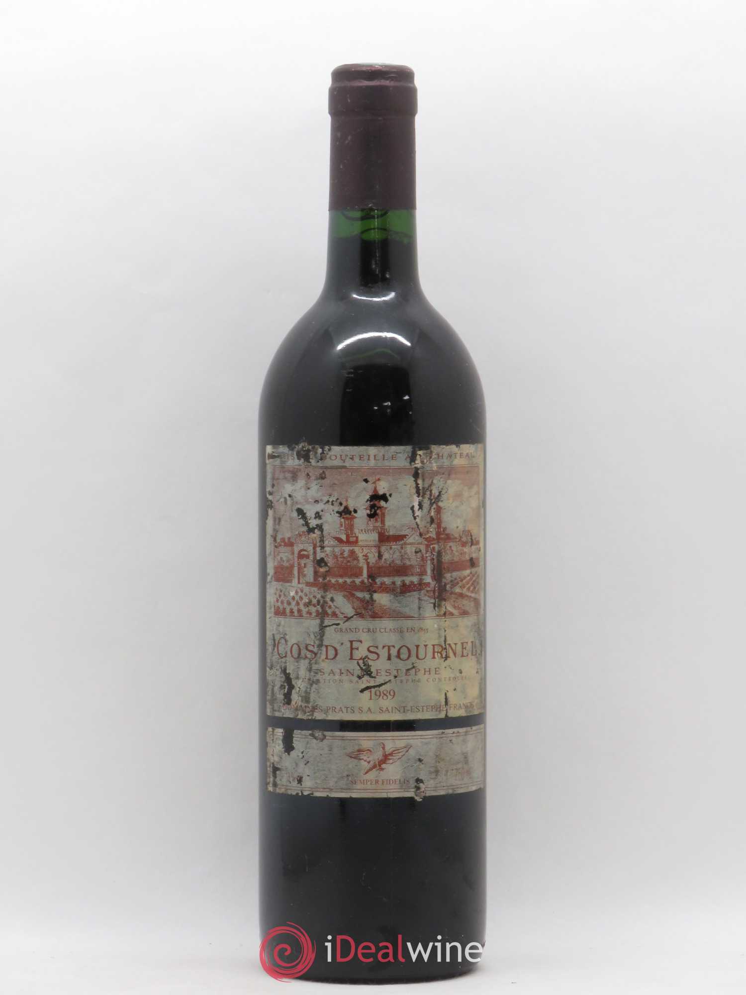 Cos d'Estournel 2ème Grand Cru Classé 1989 - Lot de 1 bouteille - 0