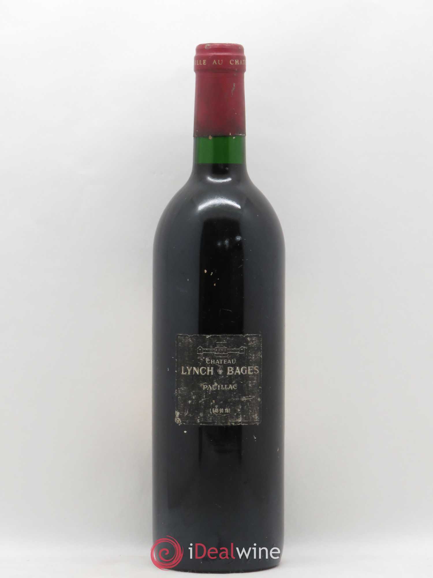 Château Lynch Bages 5ème Grand Cru Classé 1990 - Lot de 1 bouteille - 1