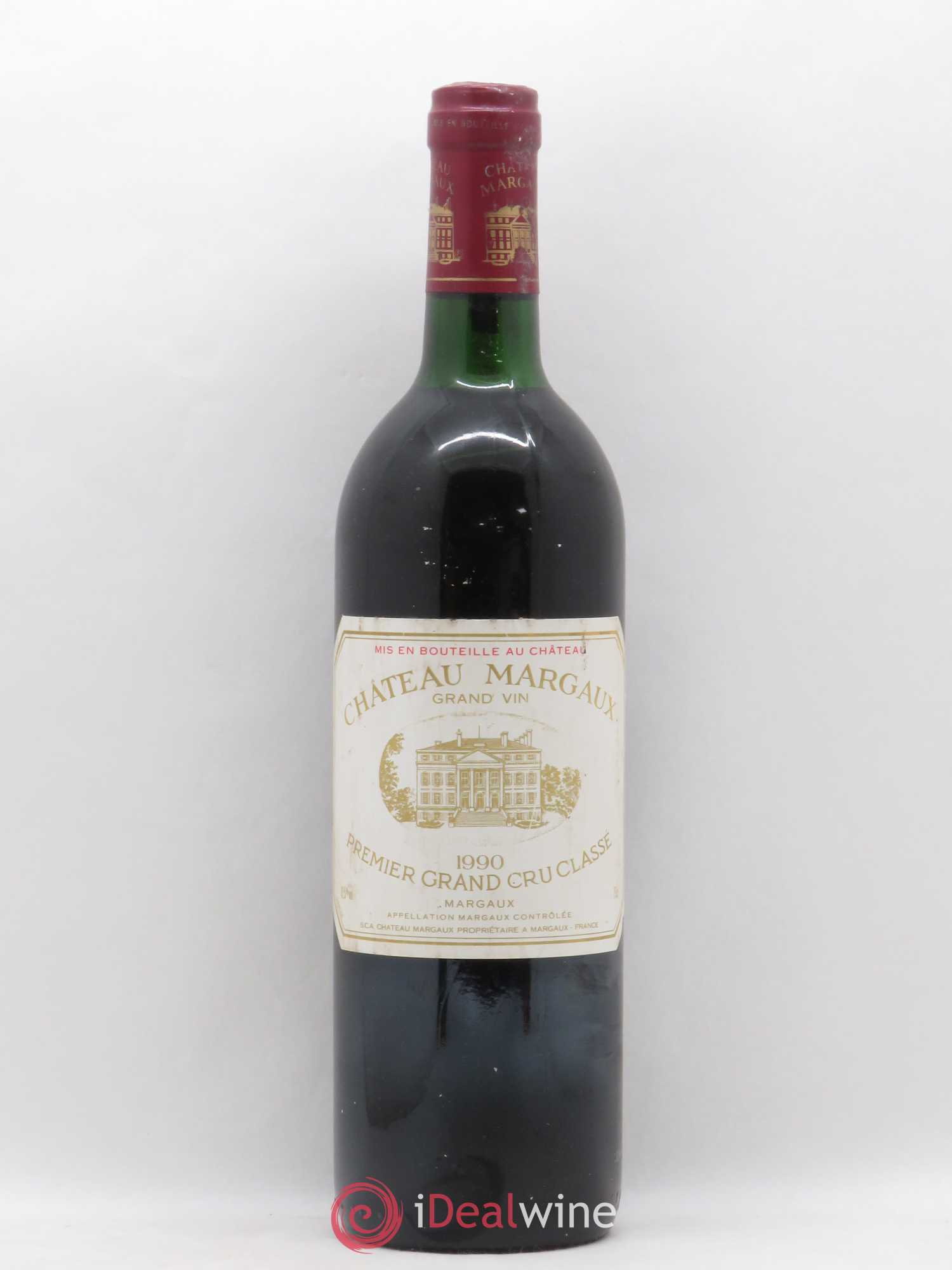 Château Margaux 1er Grand Cru Classé 1990 - Lot de 1 bouteille - 0
