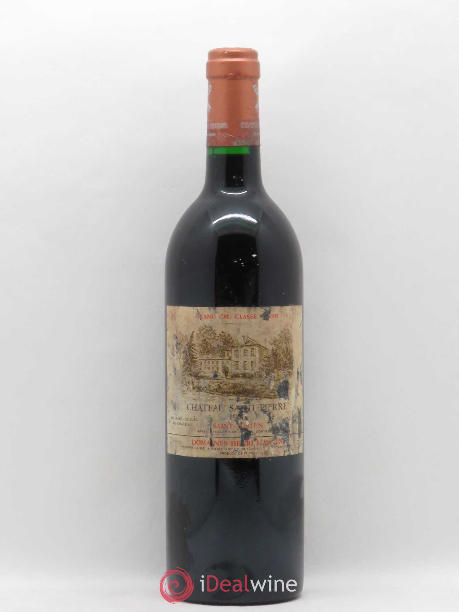 Château Saint-Pierre 4ème Grand Cru Classé 1990 - Lot de 1 bouteille - 0