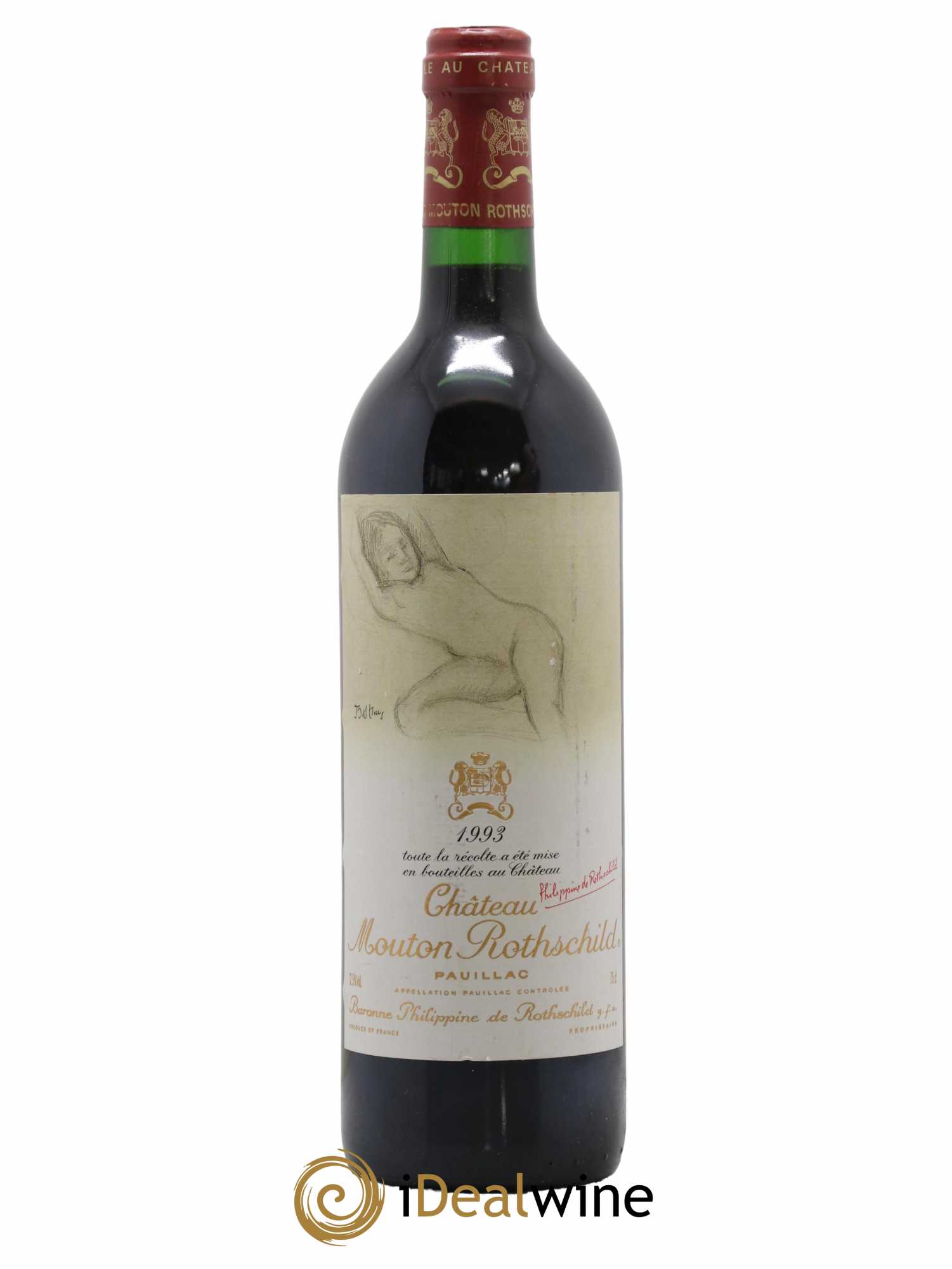 Château Mouton Rothschild 1er Grand Cru Classé 1993 - Lot of 1 bottle - 0