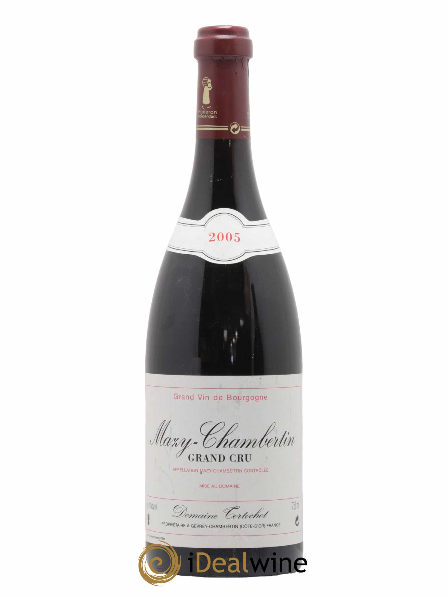 Mazis-Chambertin Grand Cru Tortochot (Domaine) 2005 - Lot de 1 bouteille - 0