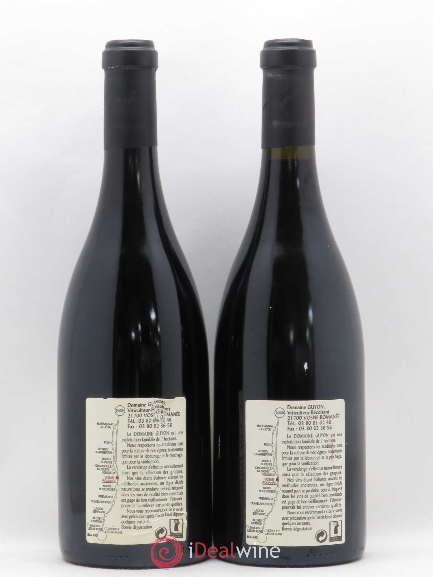 Echezeaux Grand Cru Domaine Guyon 1999 - Lot de 2 bouteilles - 1