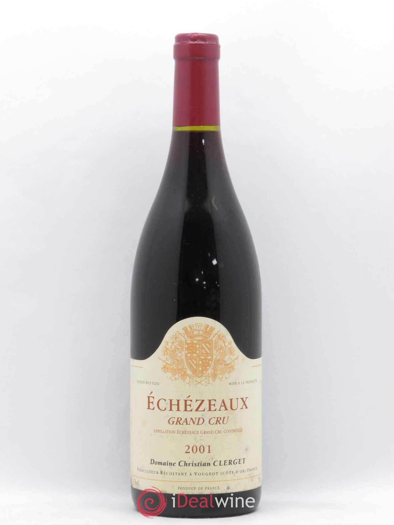 Echezeaux Grand Cru Christian Clerget 2001 - Lot de 1 bouteille - 0