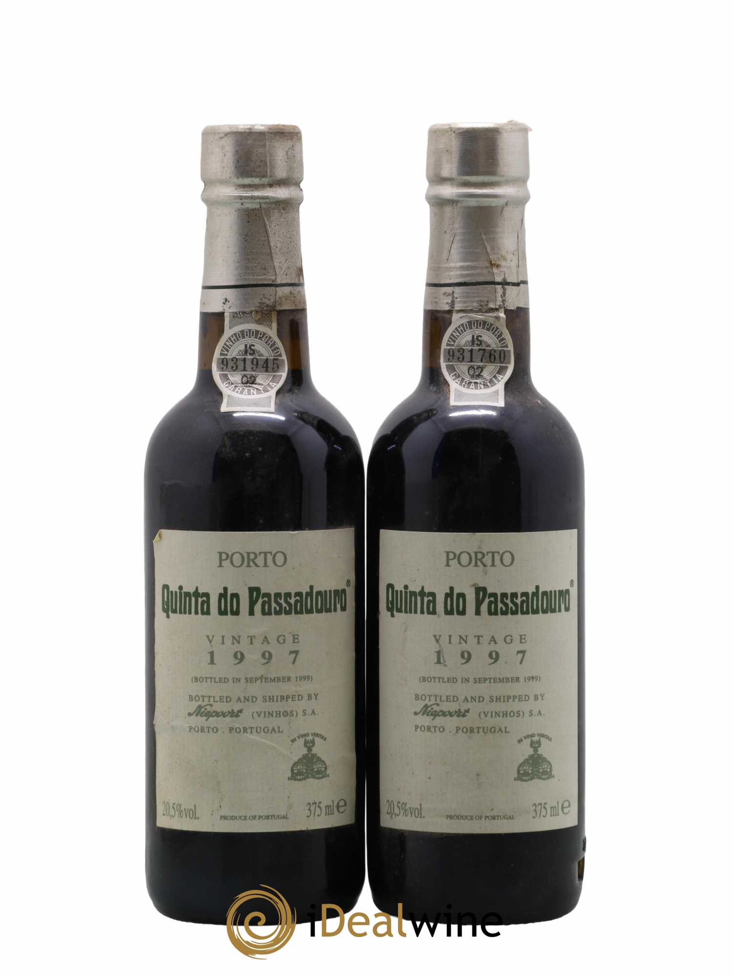 Porto Vintage Port Quinta do Passadouro 1997 - Lot de 2 demi bouteilles - 0