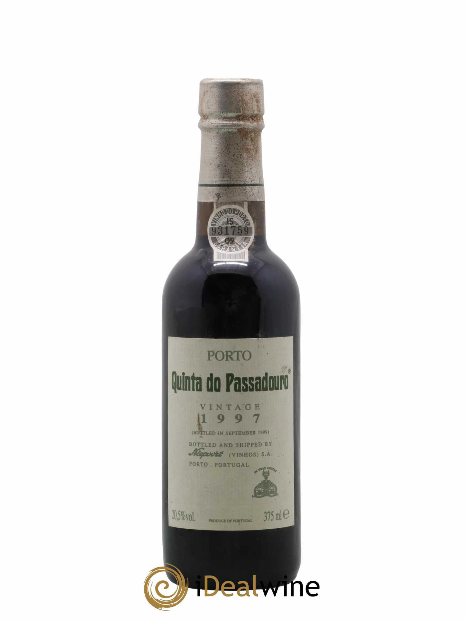 Porto Vintage Port Quinta do Passadouro 1997 - Lot de 1 demi bouteille - 0