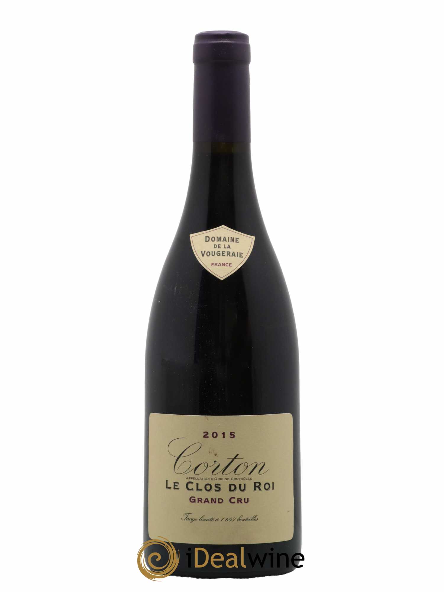 Corton Grand Cru Le Clos du Roi La Vougeraie 2015 - Lot de 1 bouteille - 0