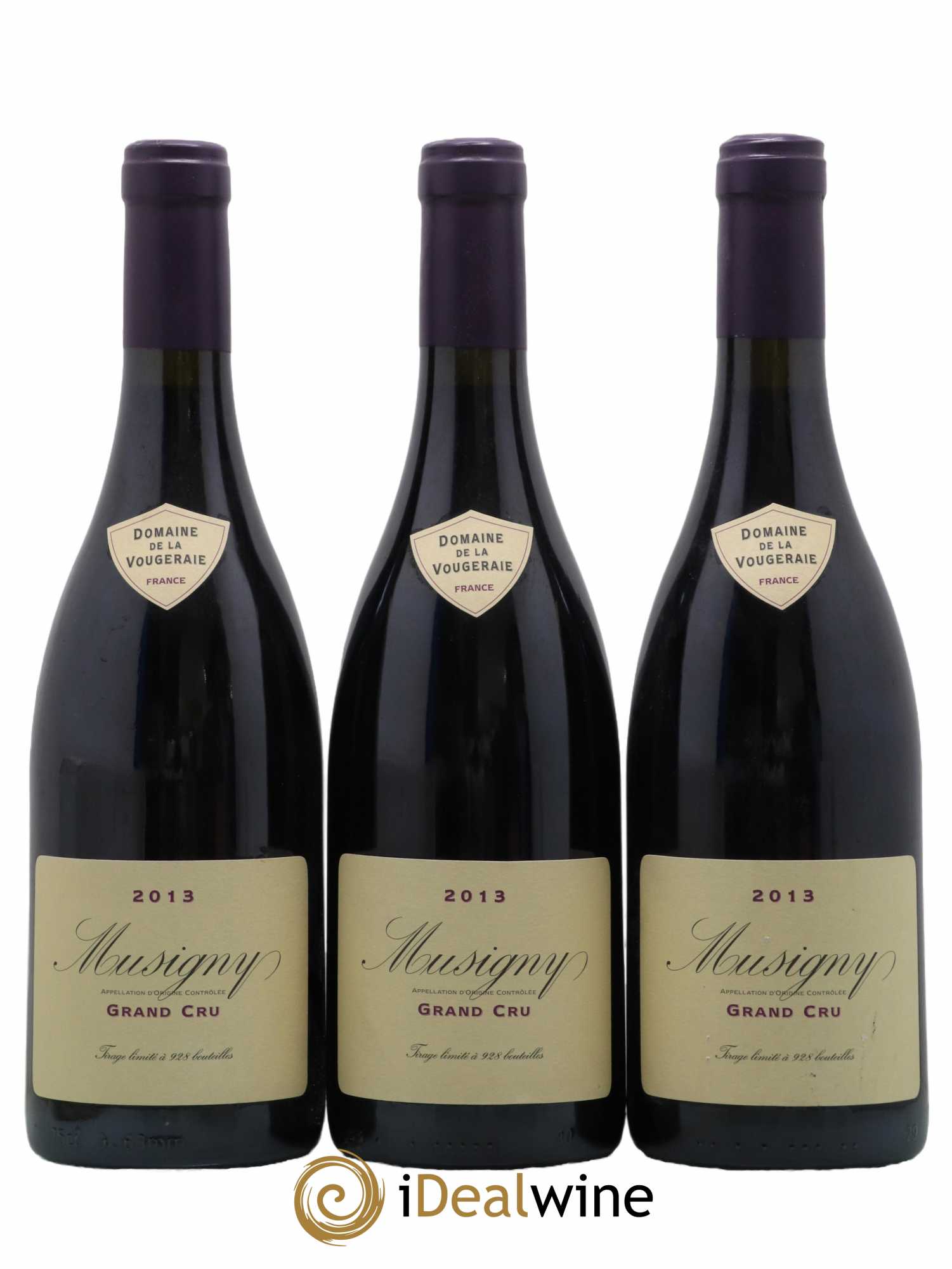 Musigny Grand Cru La Vougeraie 2013 - Lot de 3 bouteilles - 0