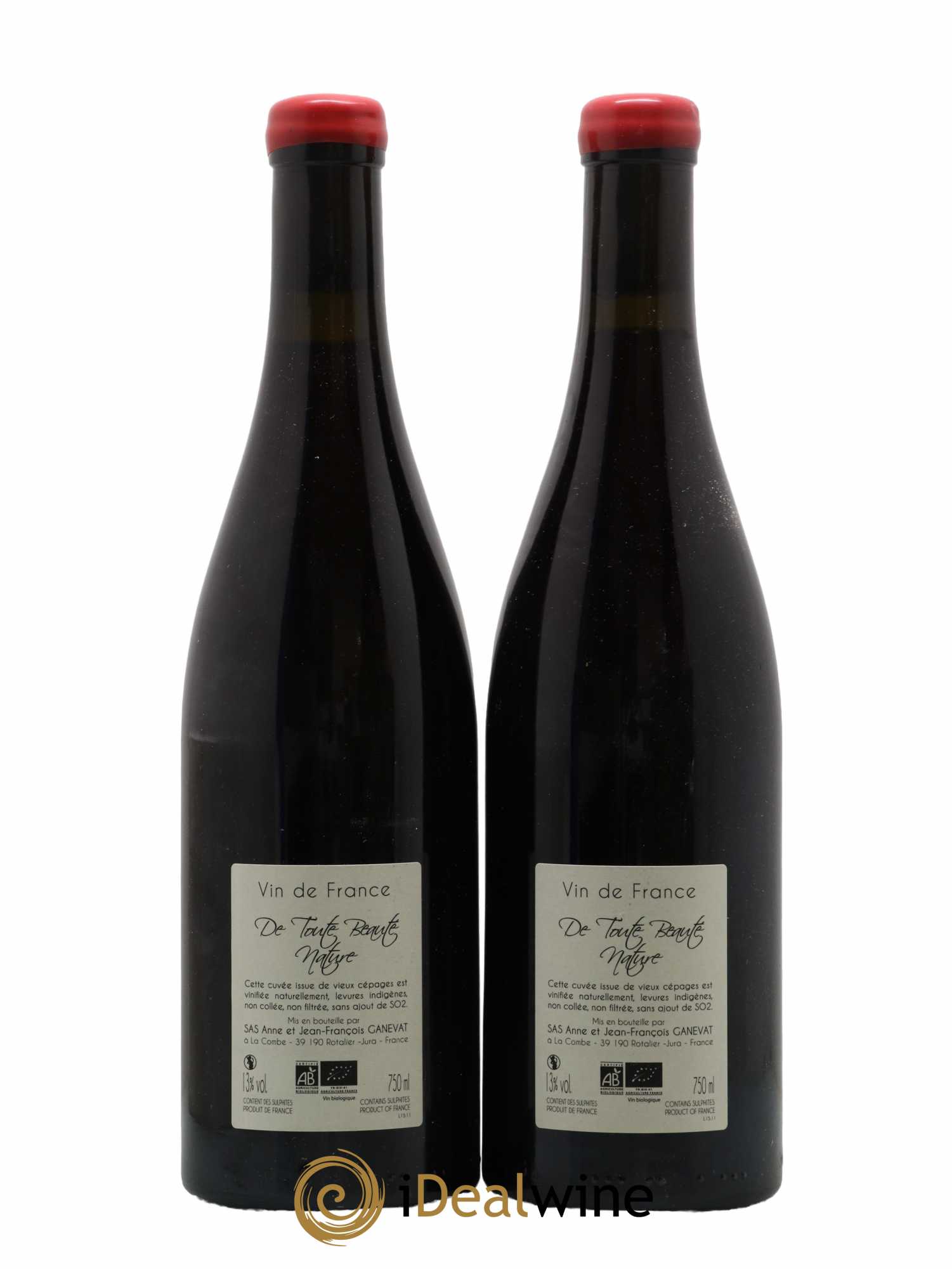 Vin de France De Toute Beauté Ganevat (Domaine) 2015 - Lotto di 2 bottiglie - 1