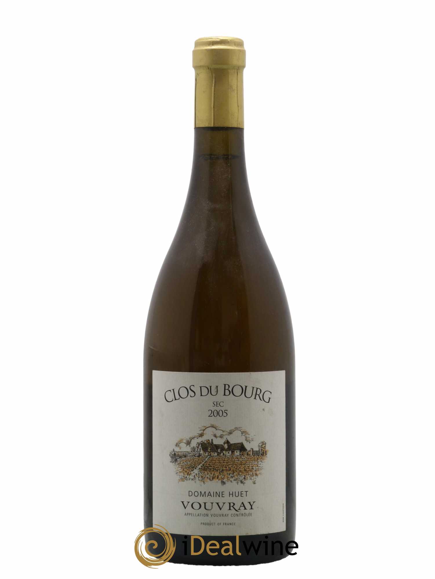 Vouvray Clos du Bourg Sec Domaine Huet 2005 - Lot de 1 bouteille - 0