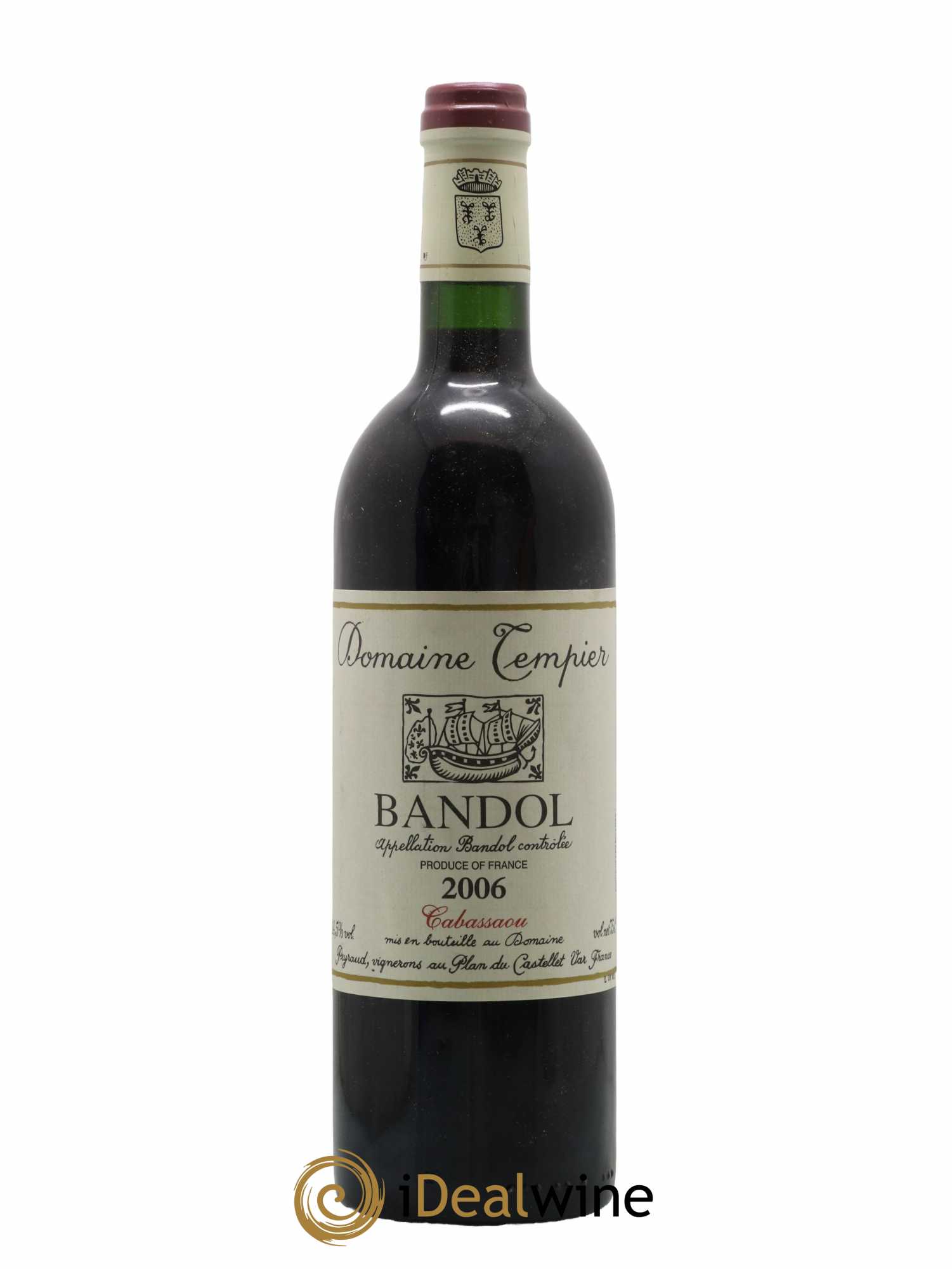 Bandol Domaine Tempier Cuvée Cabassaou Famille Peyraud 2006 - Lot de 1 bouteille - 0