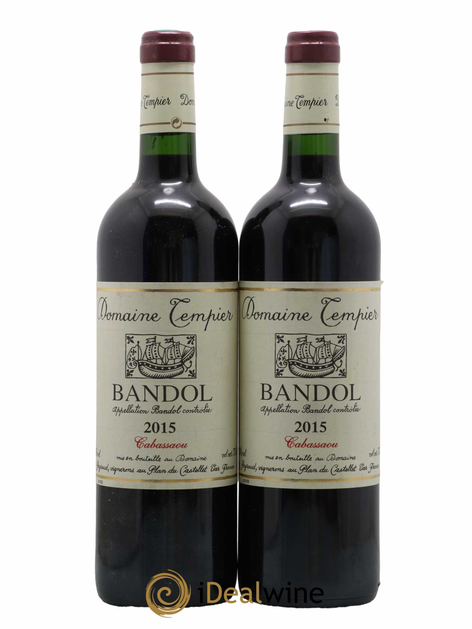 Bandol Domaine Tempier Cuvée Cabassaou Famille Peyraud 2015 - Lot de 2 bouteilles - 0