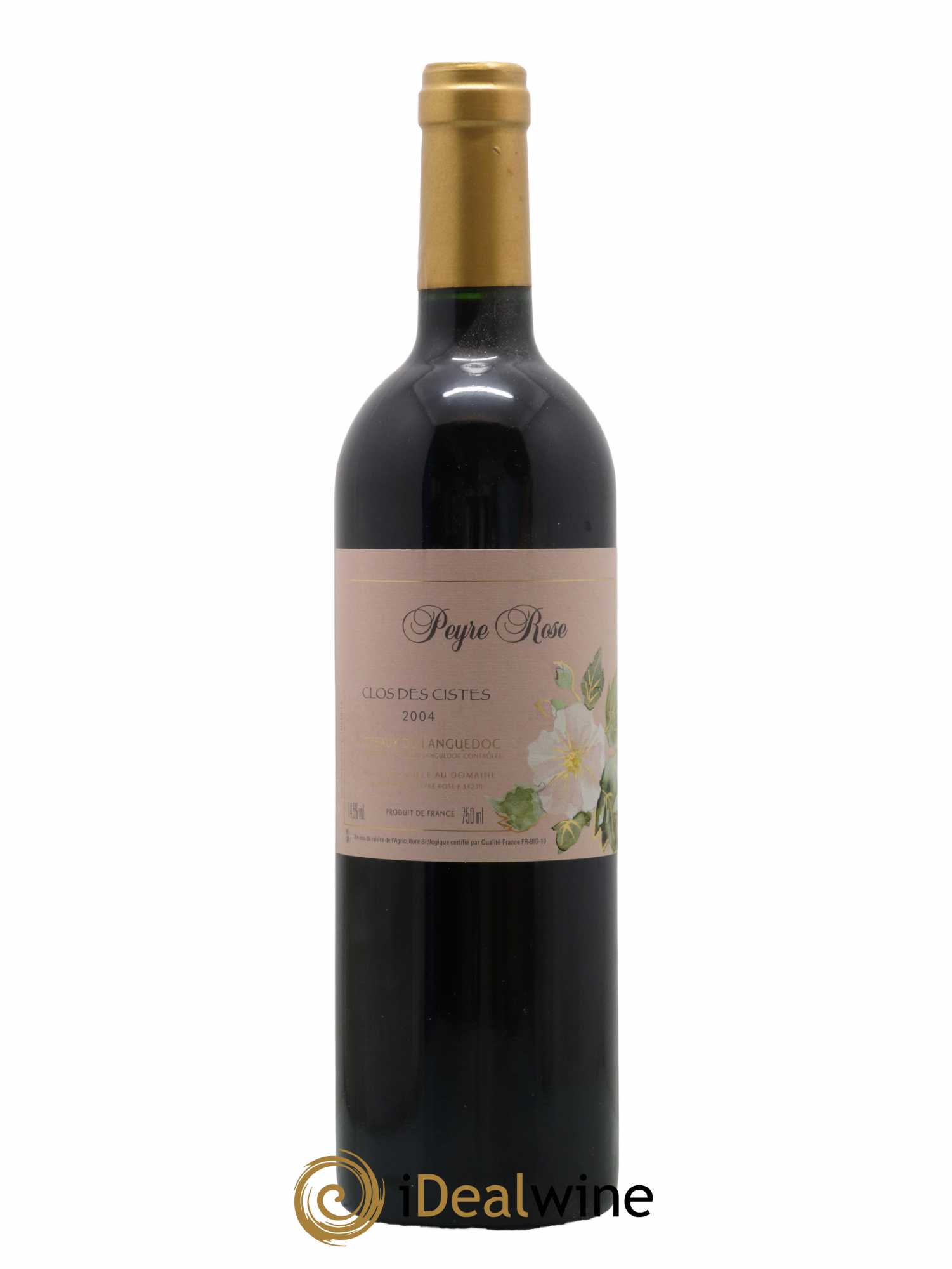 Vin de France (anciennement Coteaux du Languedoc) Domaine Peyre Rose Les Cistes Marlène Soria 2004 - Lot de 1 bouteille - 0