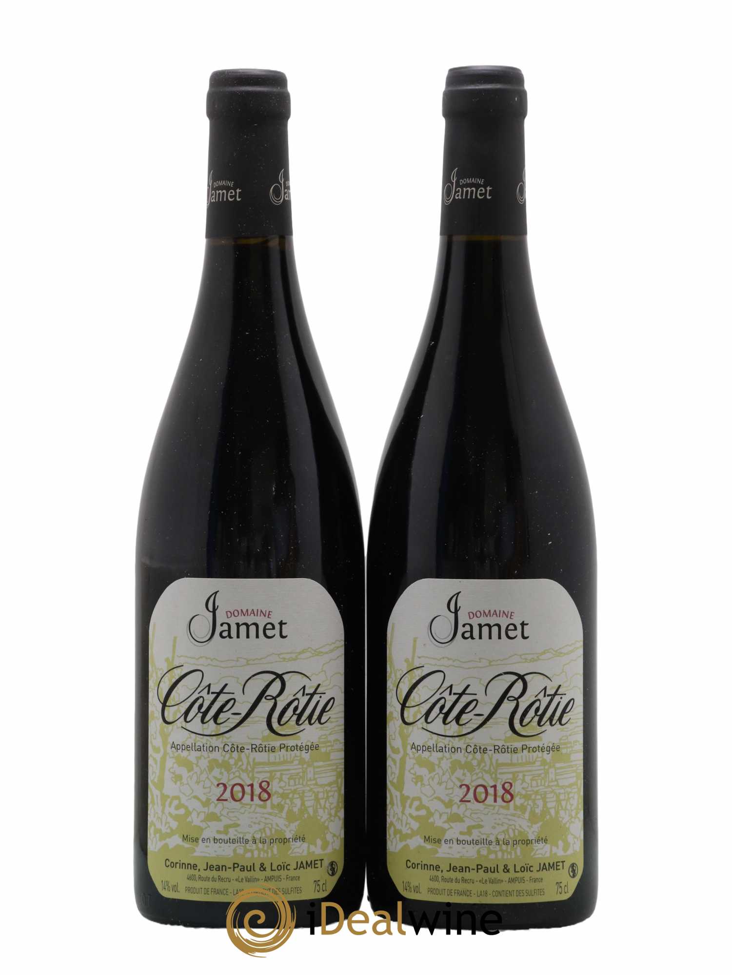 Côte-Rôtie Jamet (Domaine) 2018 - Lot de 2 bouteilles - 0