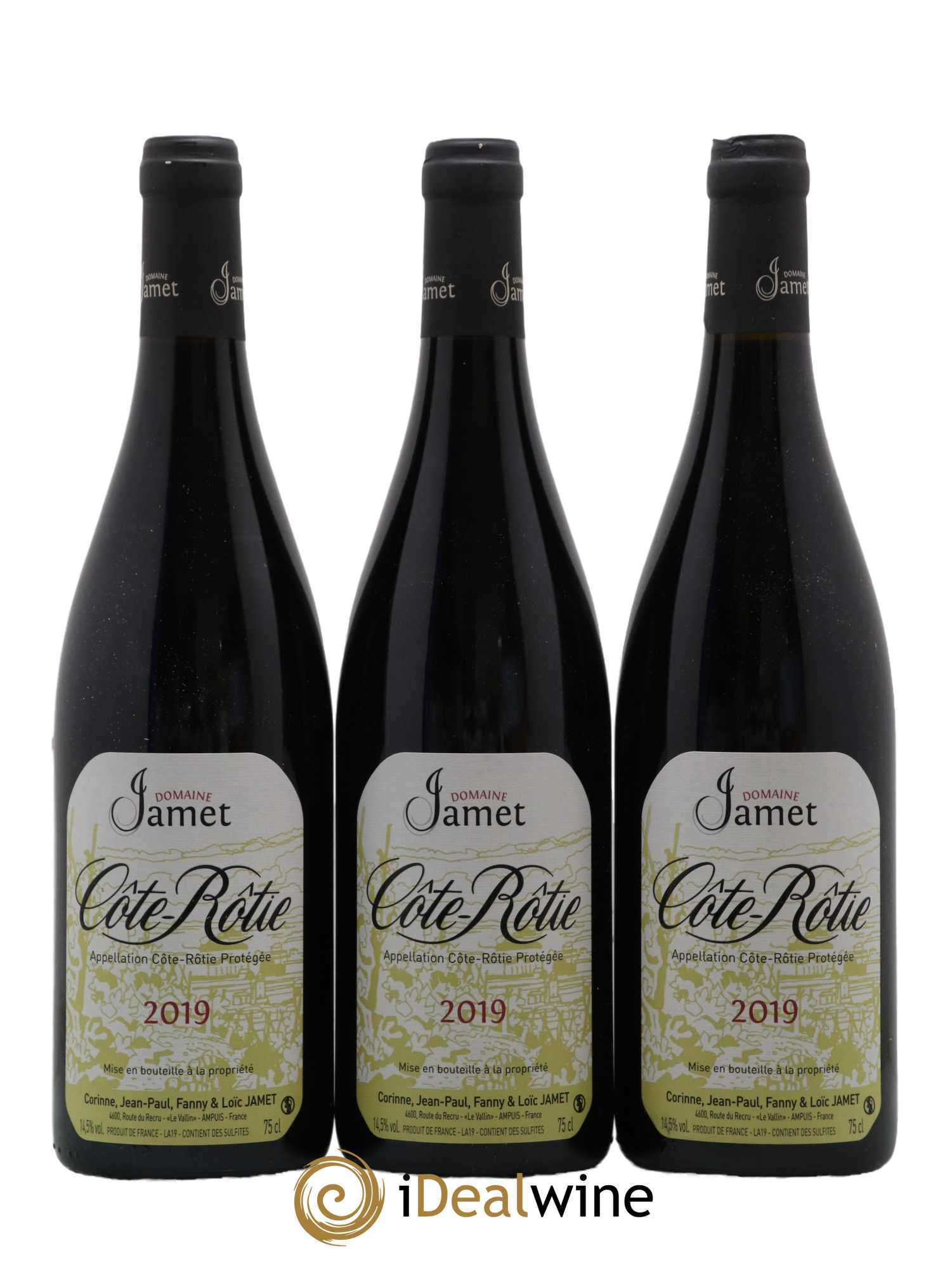 Côte-Rôtie Jamet (Domaine) 2019 - Lot de 3 bouteilles - 0