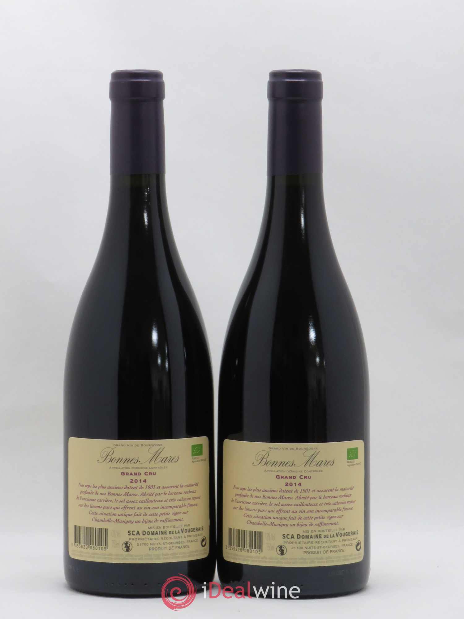 Bonnes-Mares Grand Cru La Vougeraie 2014 - Lot de 2 bouteilles - 1