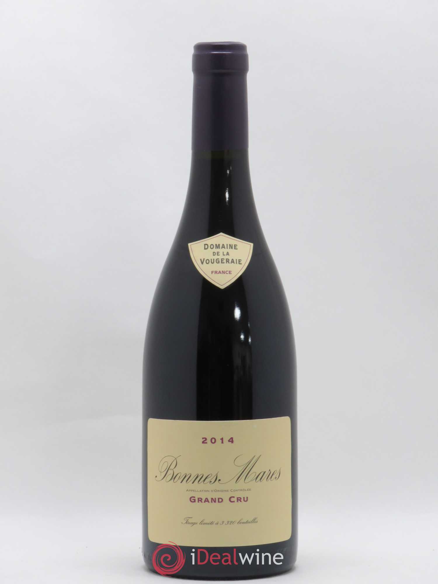 Bonnes-Mares Grand Cru La Vougeraie 2014 - Lot de 1 bouteille - 0