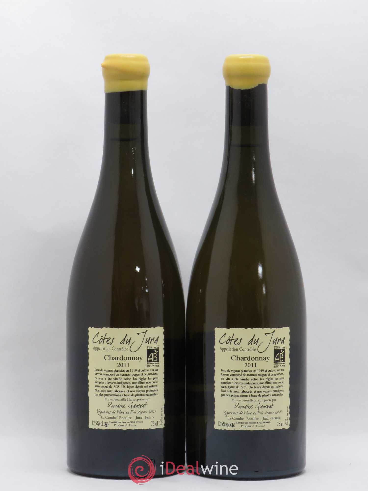 Côtes du Jura Les Grands Teppes Vieilles Vignes Jean-François Ganevat (Domaine) 2011 - Lot de 2 bouteilles - 1