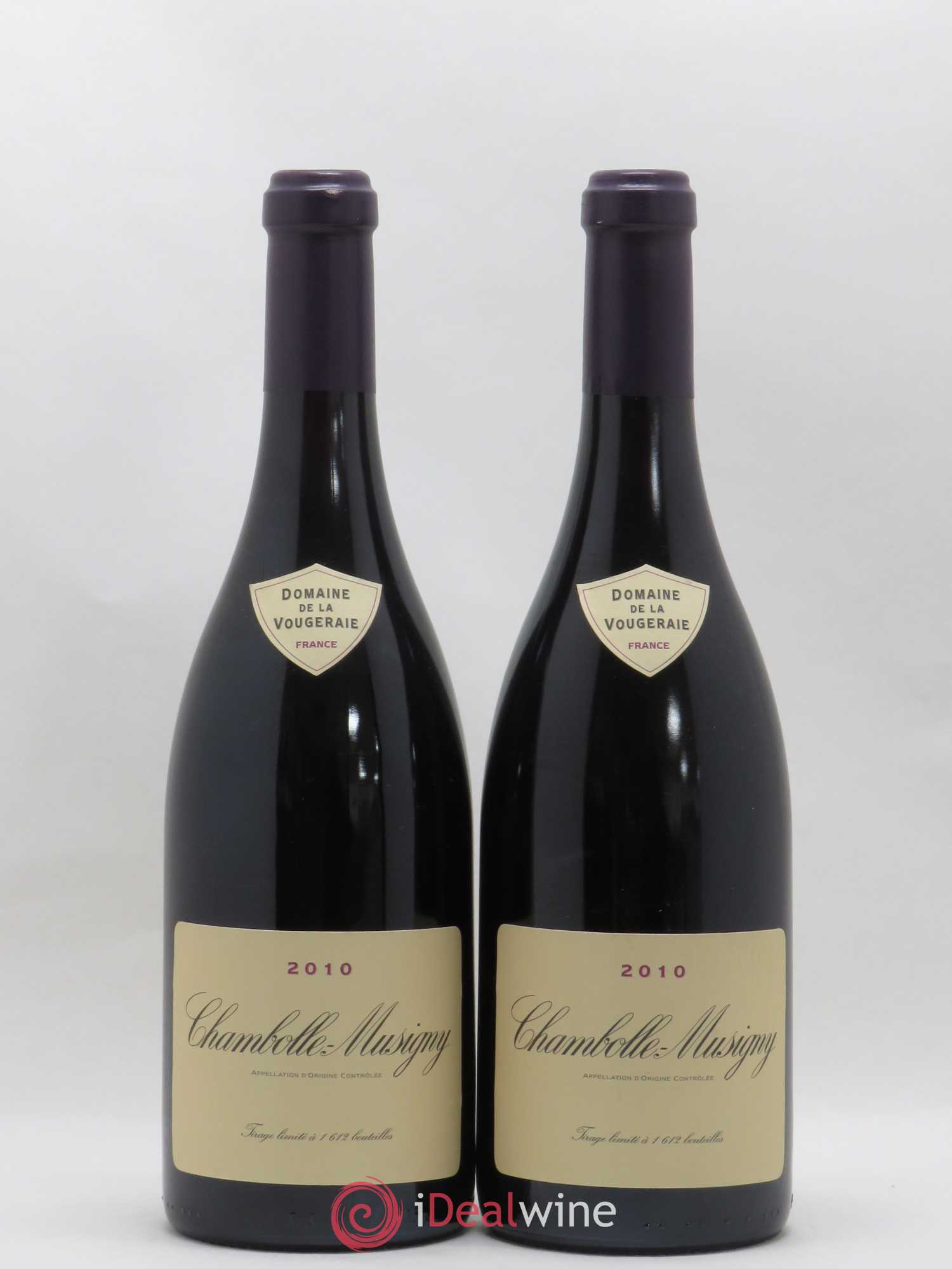 Chambolle-Musigny La Vougeraie 2010 - Lot de 2 bouteilles - 0