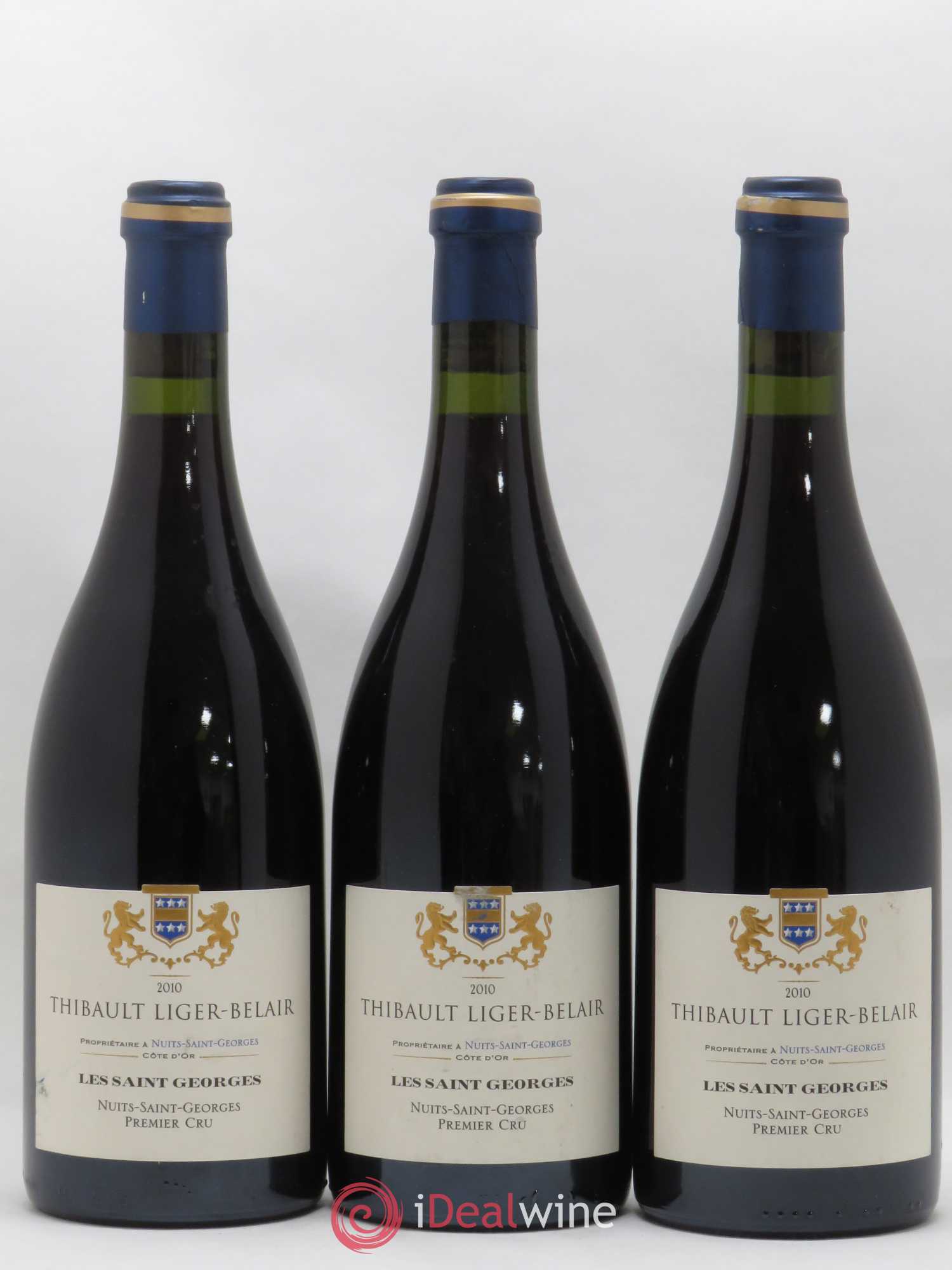 Nuits-Saint-Georges 1er Cru Les Saint-Georges Thibault Liger-Belair 2010 - Lot de 3 bouteilles - 0