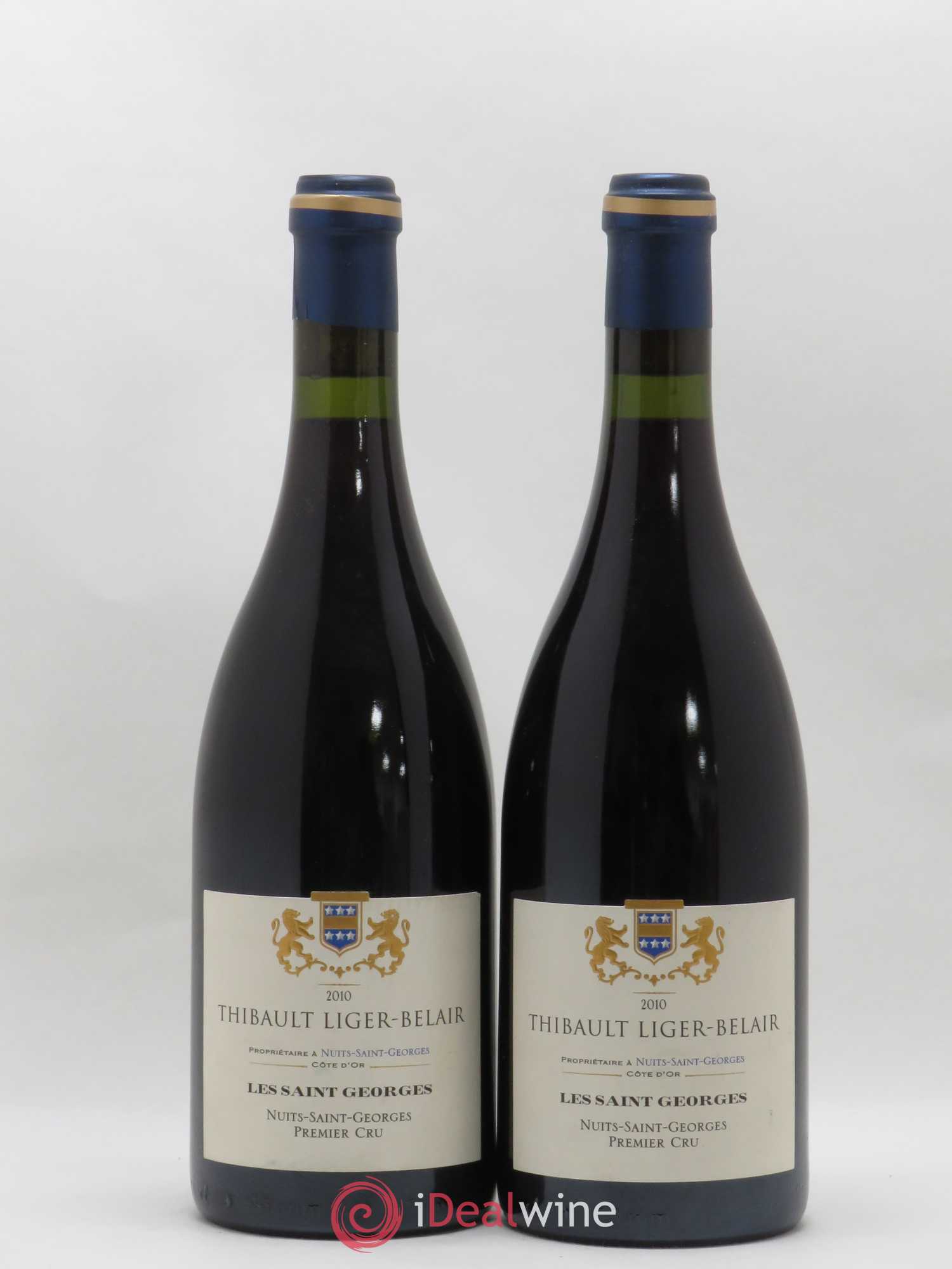 Nuits-Saint-Georges 1er Cru Les Saint-Georges Thibault Liger-Belair 2010 - Lot de 2 bouteilles - 0