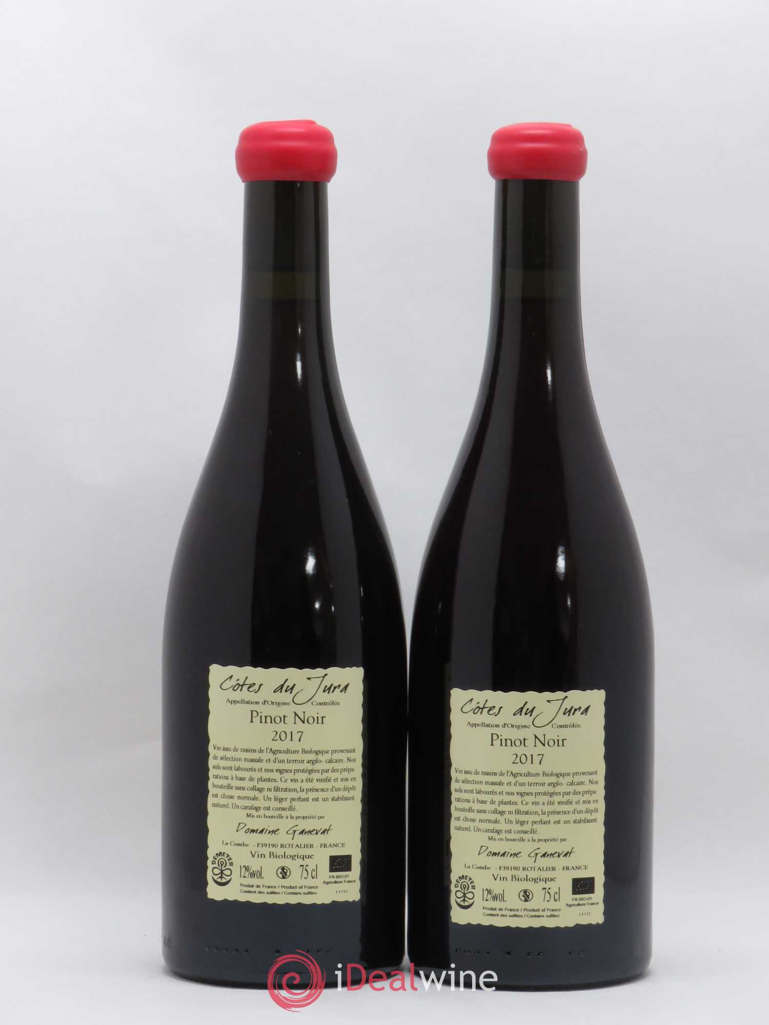 Côtes du Jura Pinot Noir En Billat Jean-François Ganevat (Domaine) 2017 - Lot de 2 bouteilles - 1