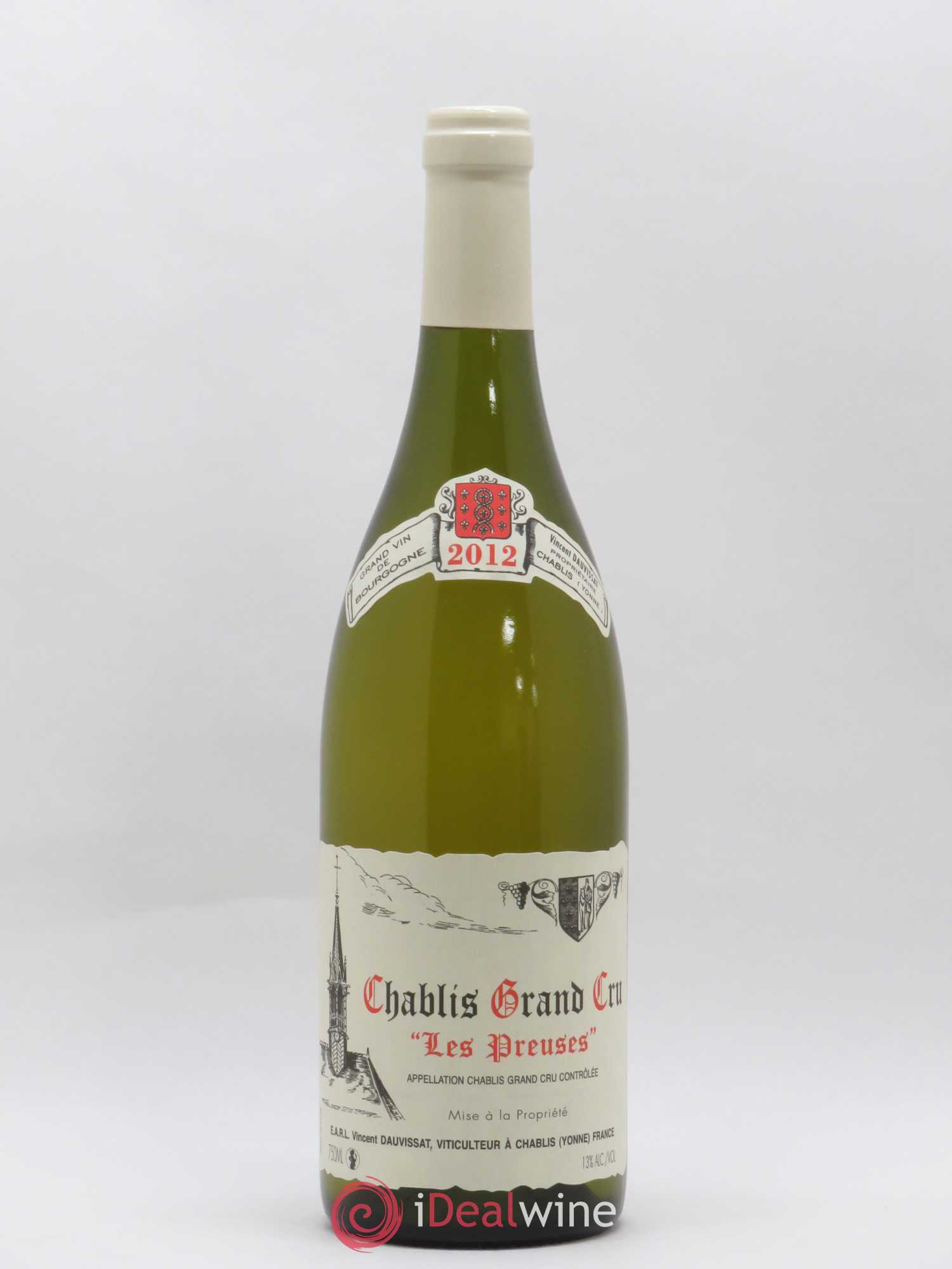 Chablis Grand Cru Les Preuses Vincent Dauvissat (Domaine) 2012 - Lot de 1 bouteille - 0